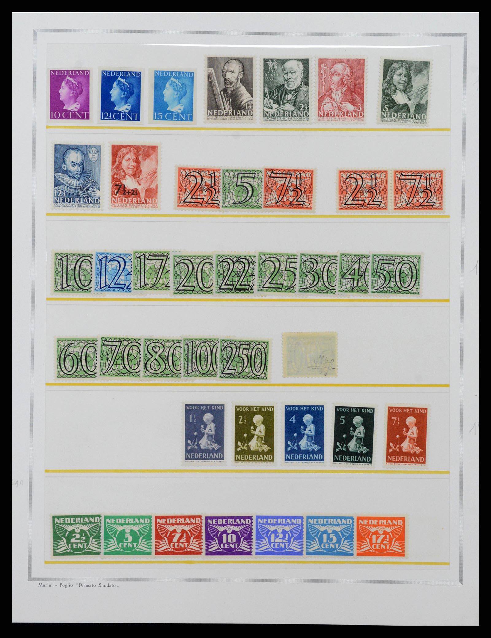 38796 0009 - Postzegelverzameling 38796 Nederland 1894-1980.