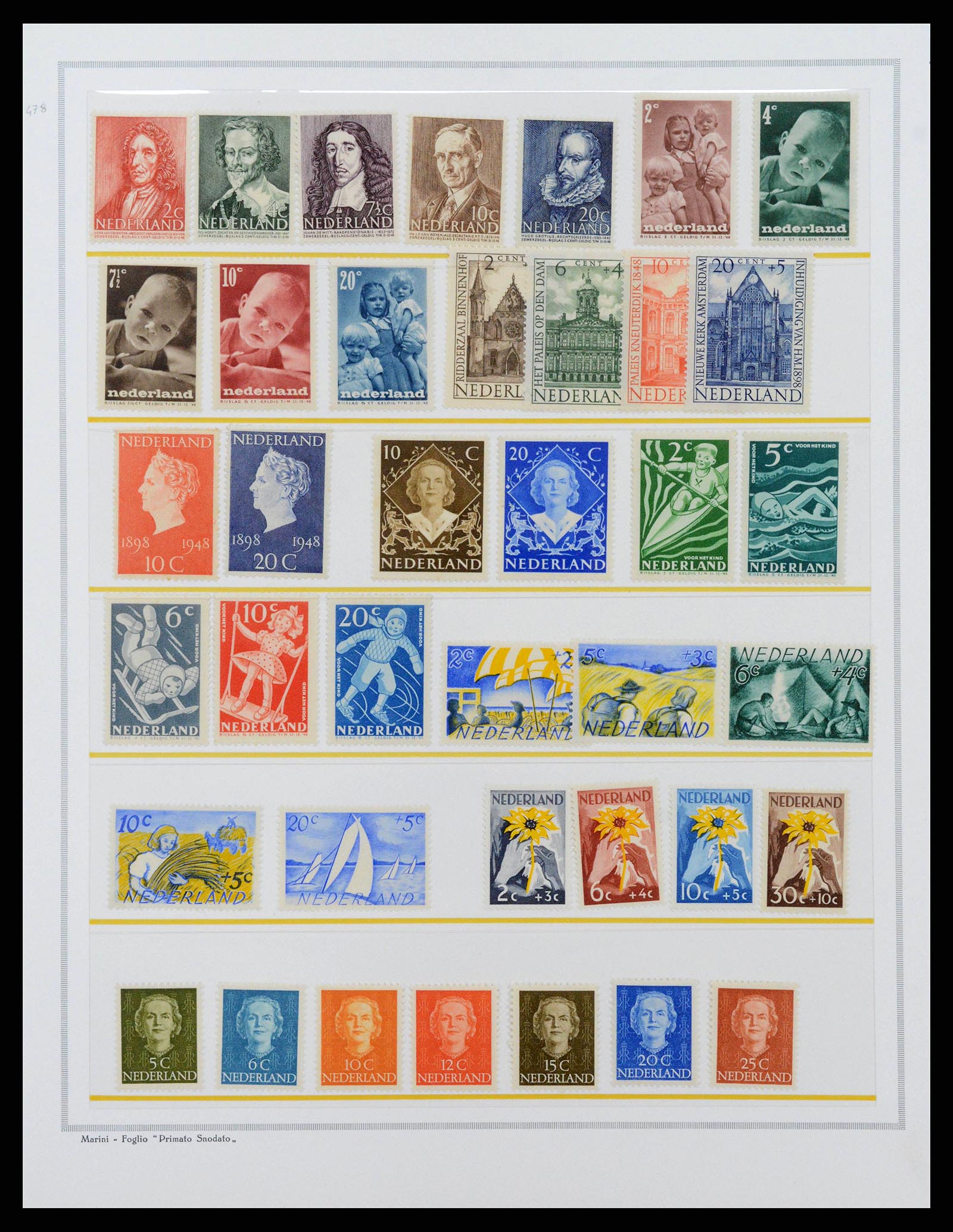 38796 0015 - Postzegelverzameling 38796 Nederland 1894-1980.