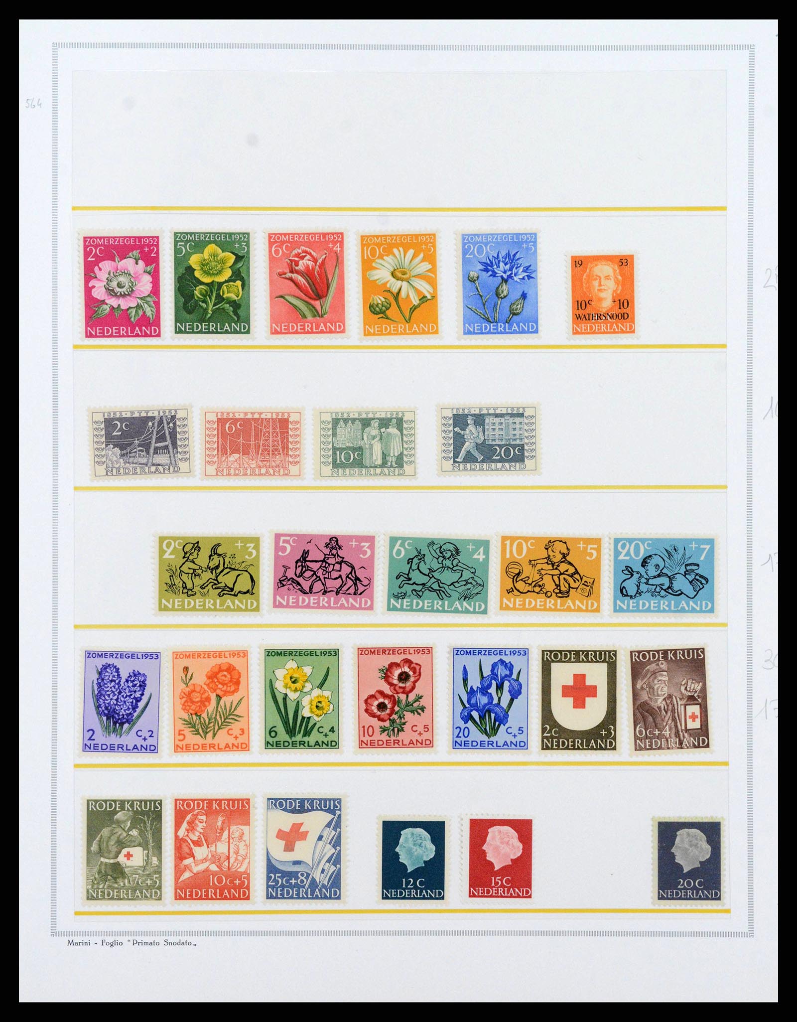 38796 0017 - Postzegelverzameling 38796 Nederland 1894-1980.