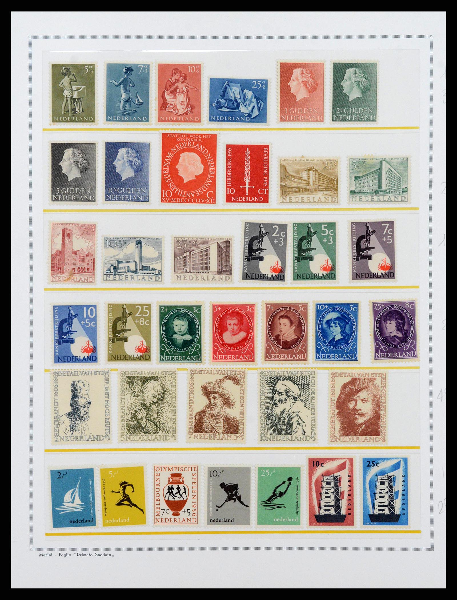 38796 0019 - Postzegelverzameling 38796 Nederland 1894-1980.