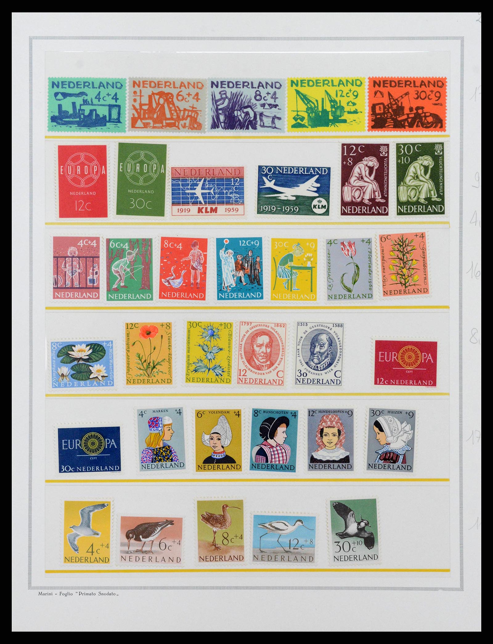 38796 0021 - Postzegelverzameling 38796 Nederland 1894-1980.