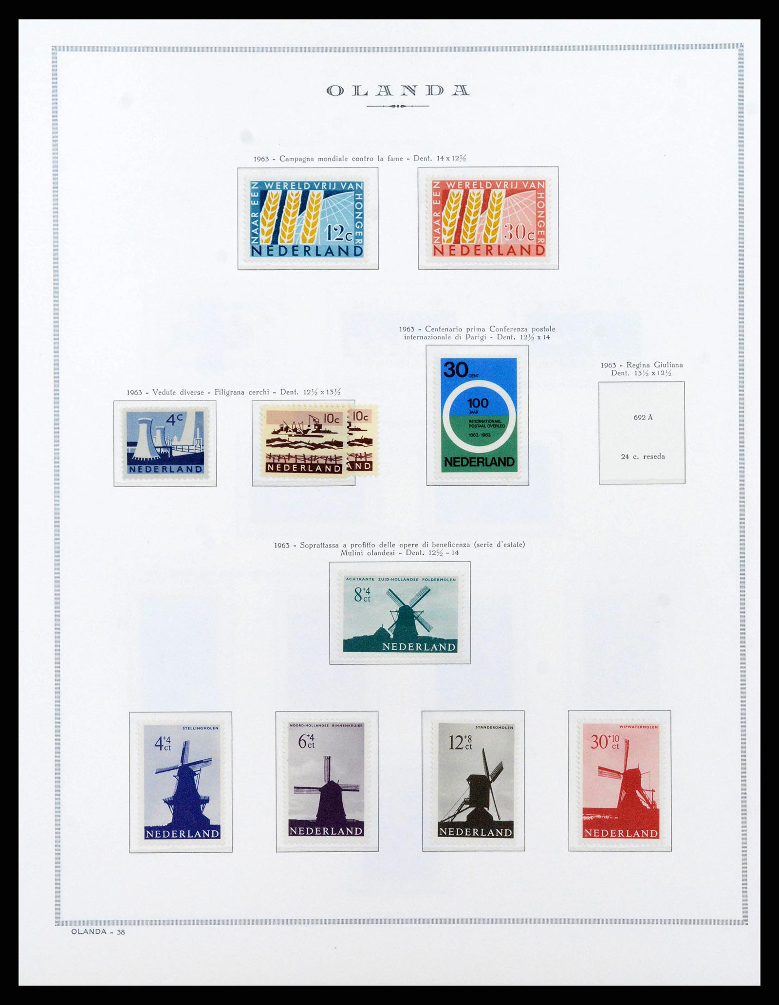 38796 0023 - Postzegelverzameling 38796 Nederland 1894-1980.