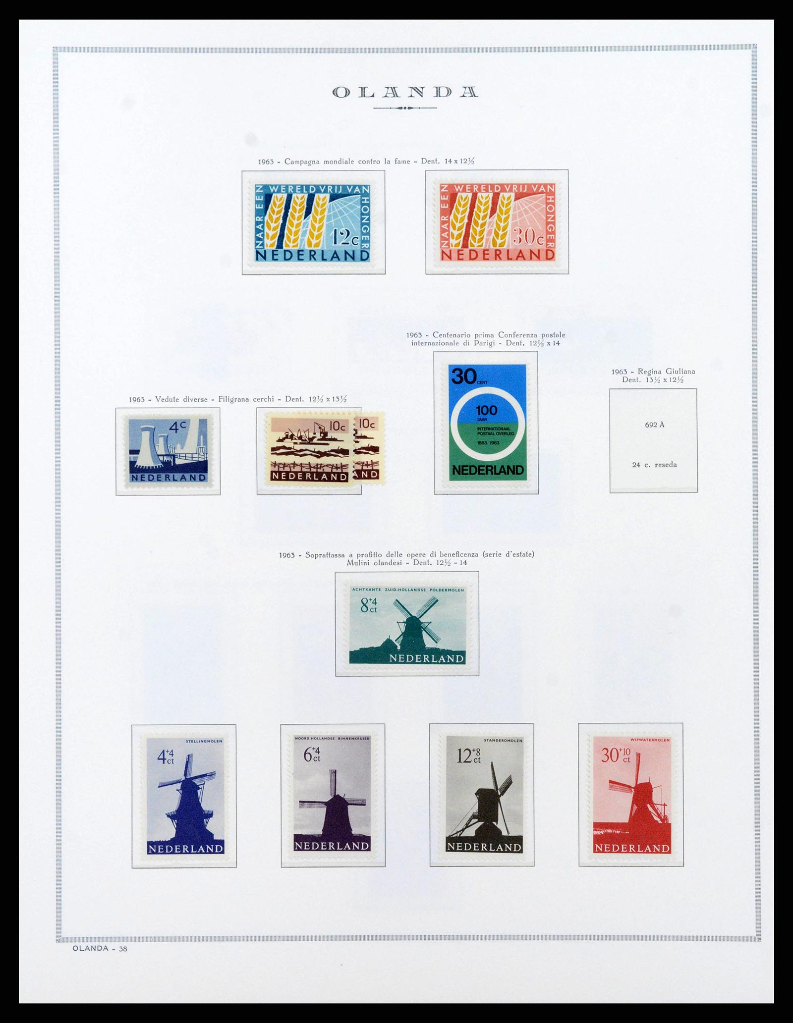 38796 0023 - Postzegelverzameling 38796 Nederland 1894-1980.