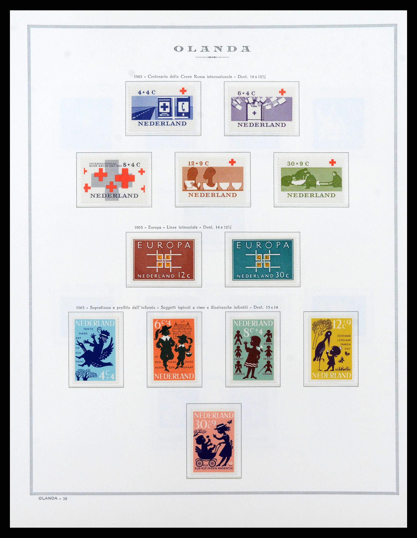 38796 0024 - Postzegelverzameling 38796 Nederland 1894-1980.