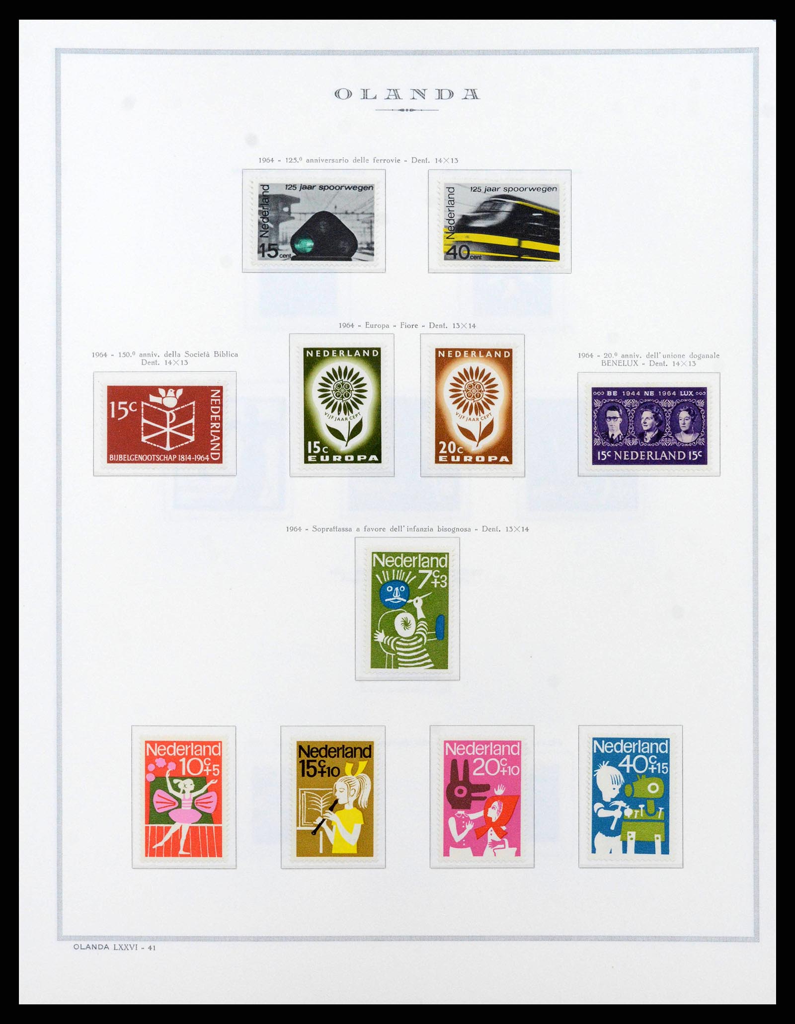 38796 0026 - Postzegelverzameling 38796 Nederland 1894-1980.