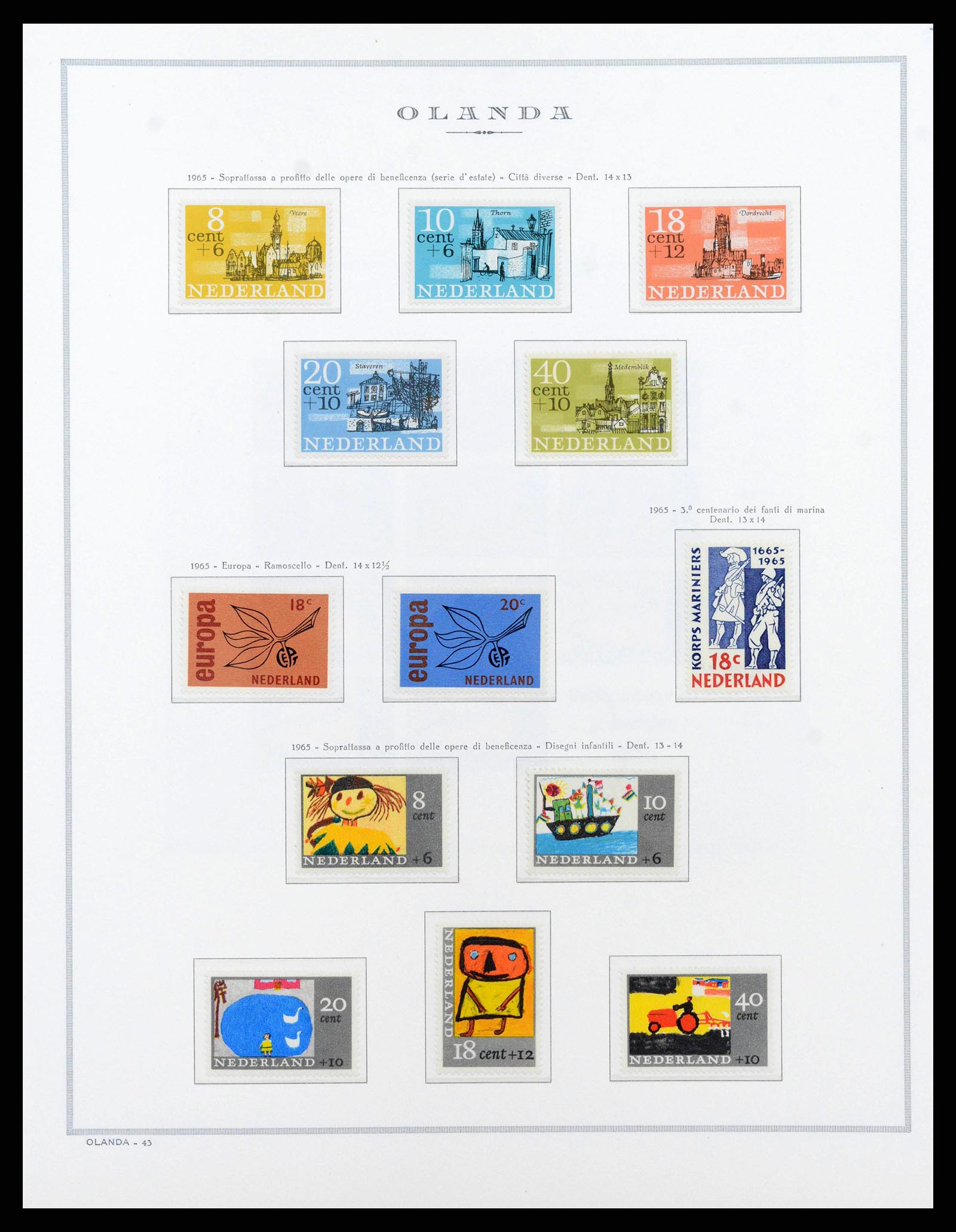 38796 0028 - Postzegelverzameling 38796 Nederland 1894-1980.