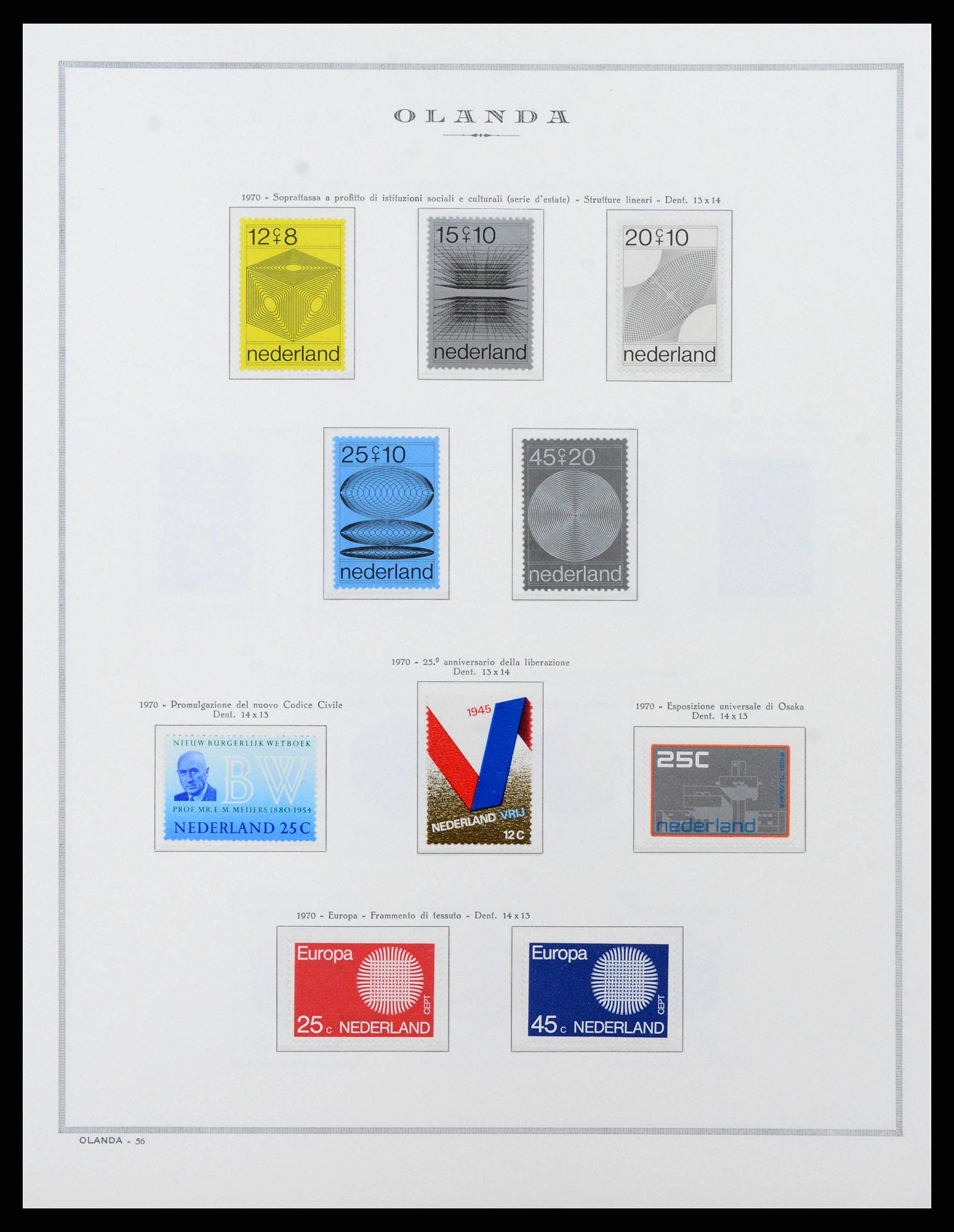 38796 0047 - Postzegelverzameling 38796 Nederland 1894-1980.