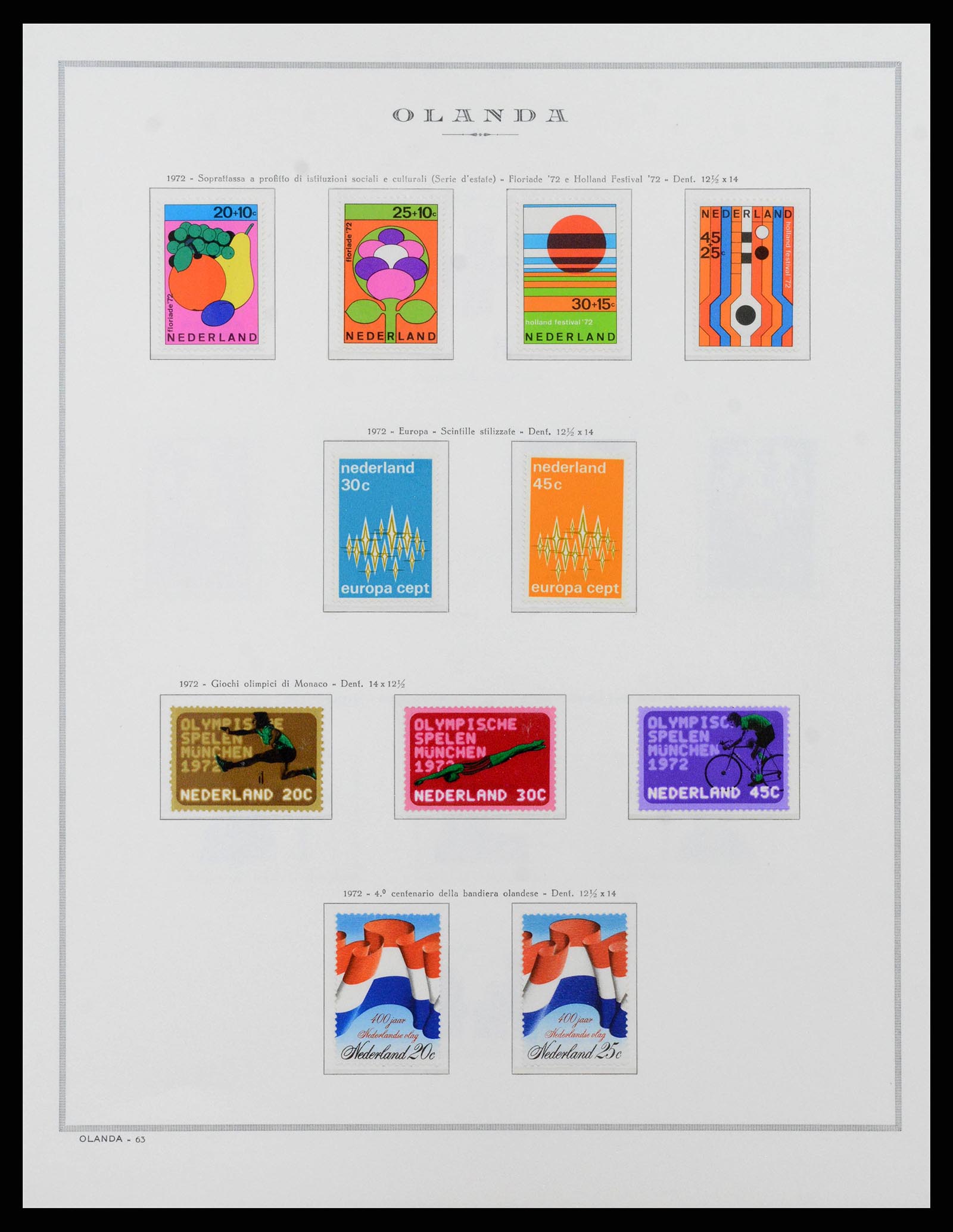 38796 0054 - Postzegelverzameling 38796 Nederland 1894-1980.
