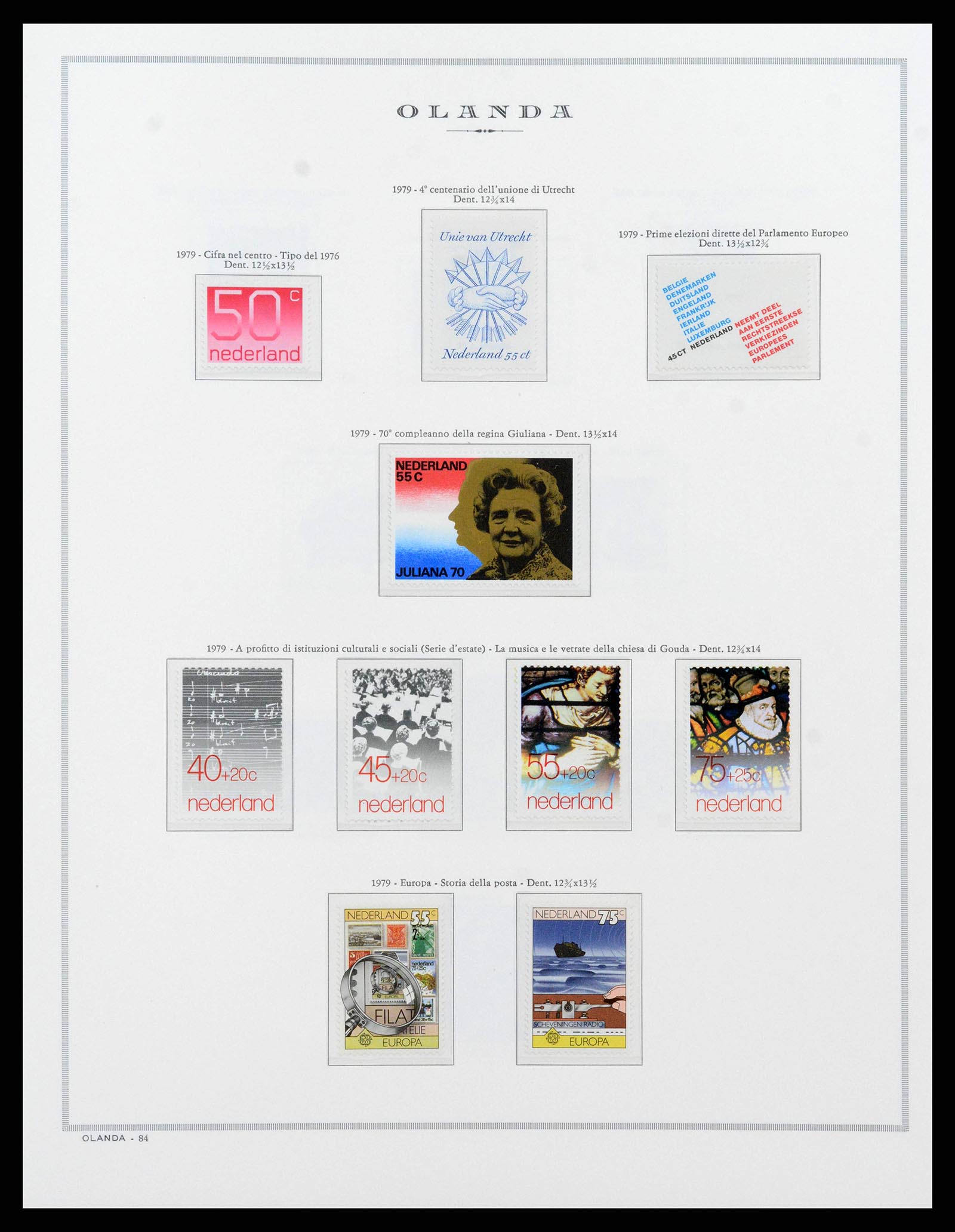 38796 0076 - Postzegelverzameling 38796 Nederland 1894-1980.