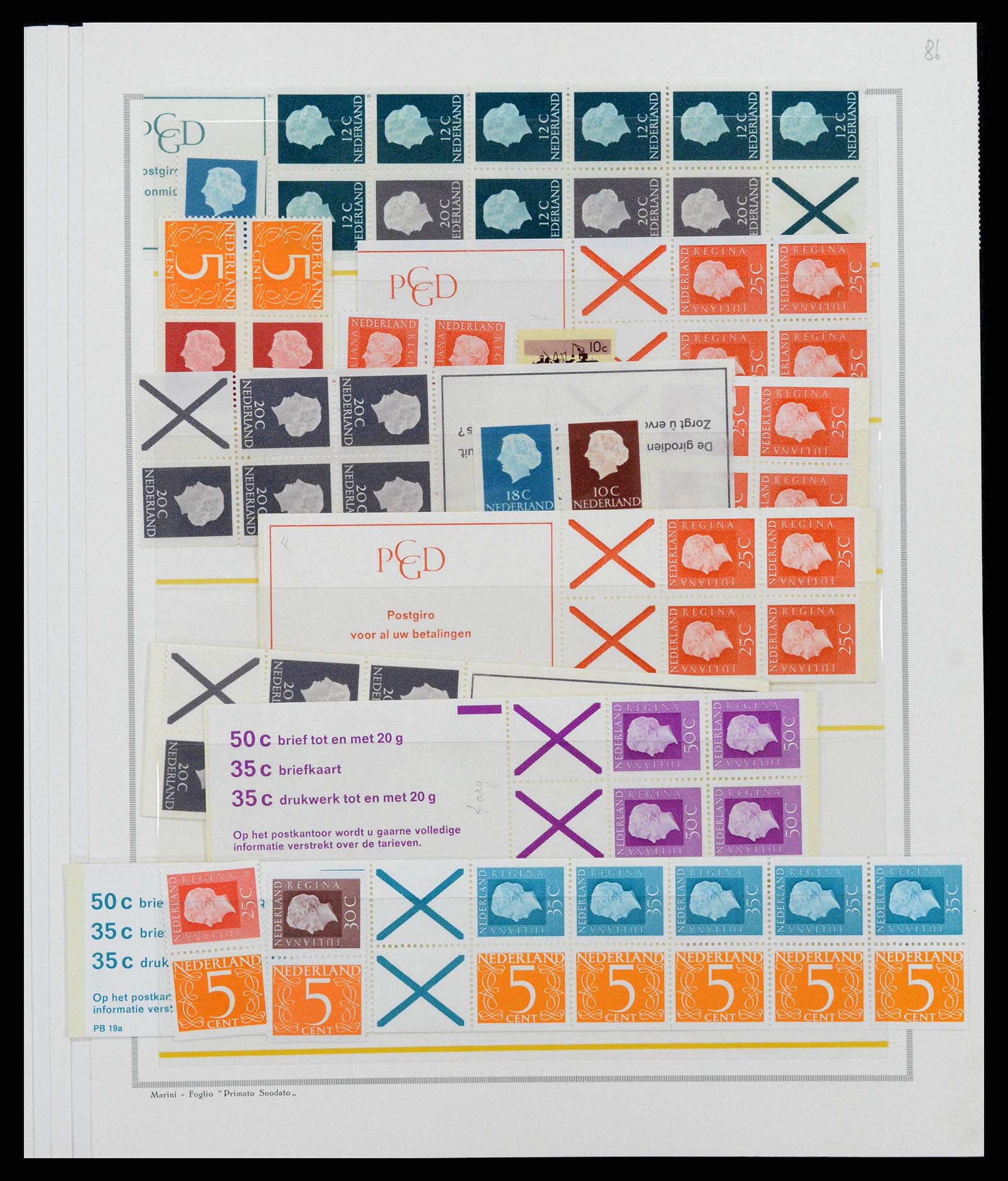 38796 0089 - Postzegelverzameling 38796 Nederland 1894-1980.