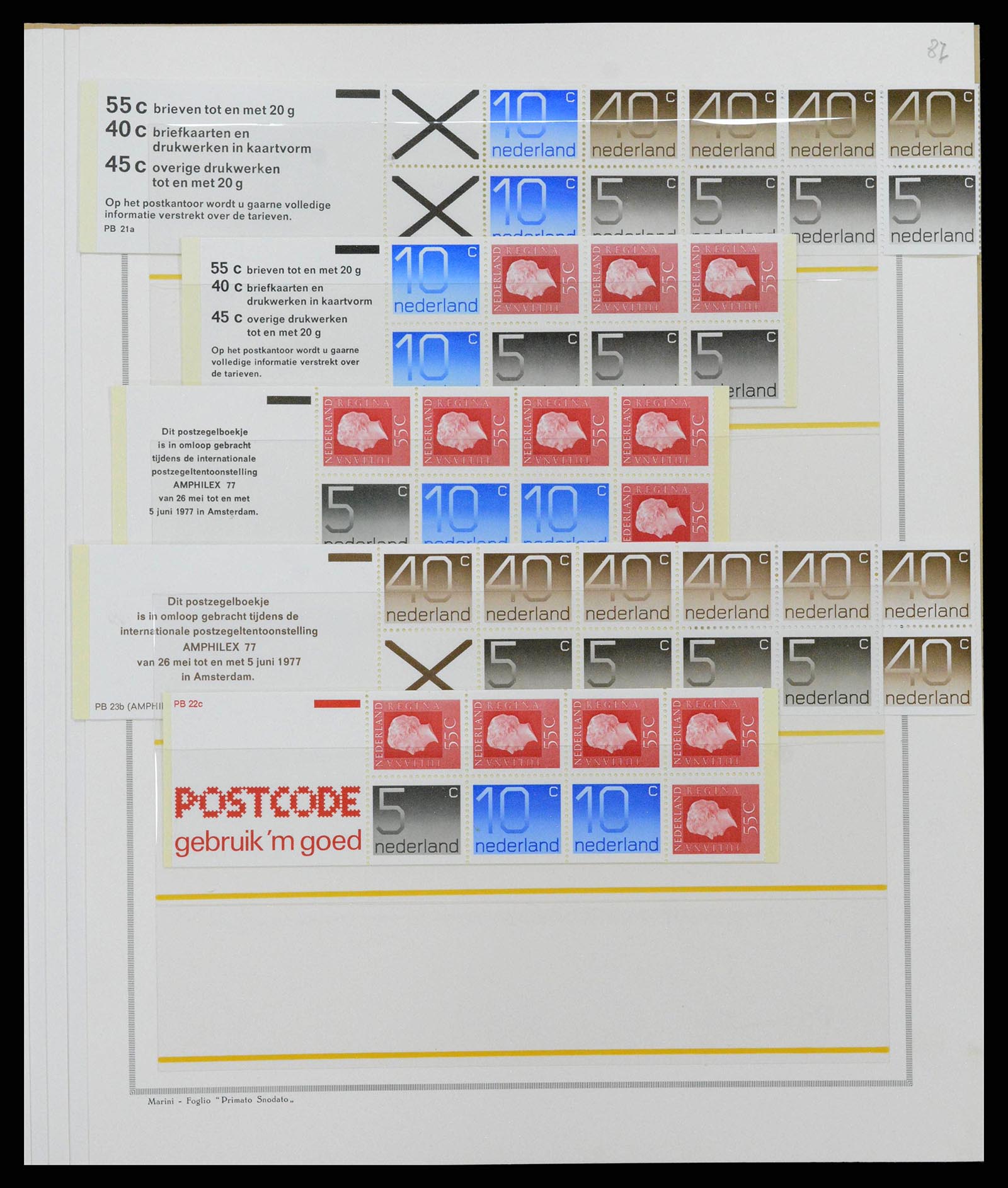 38796 0090 - Stamp collection 38796 Netherlands 1894-1980.