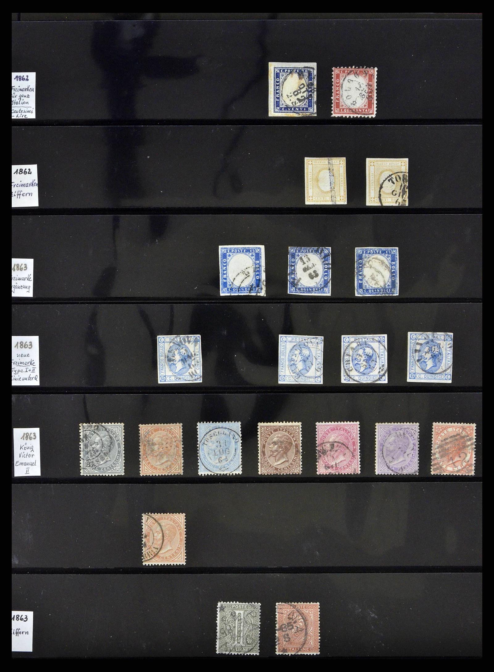 38802 0002 - Stamp collection 38802 Italy 1861-1961.