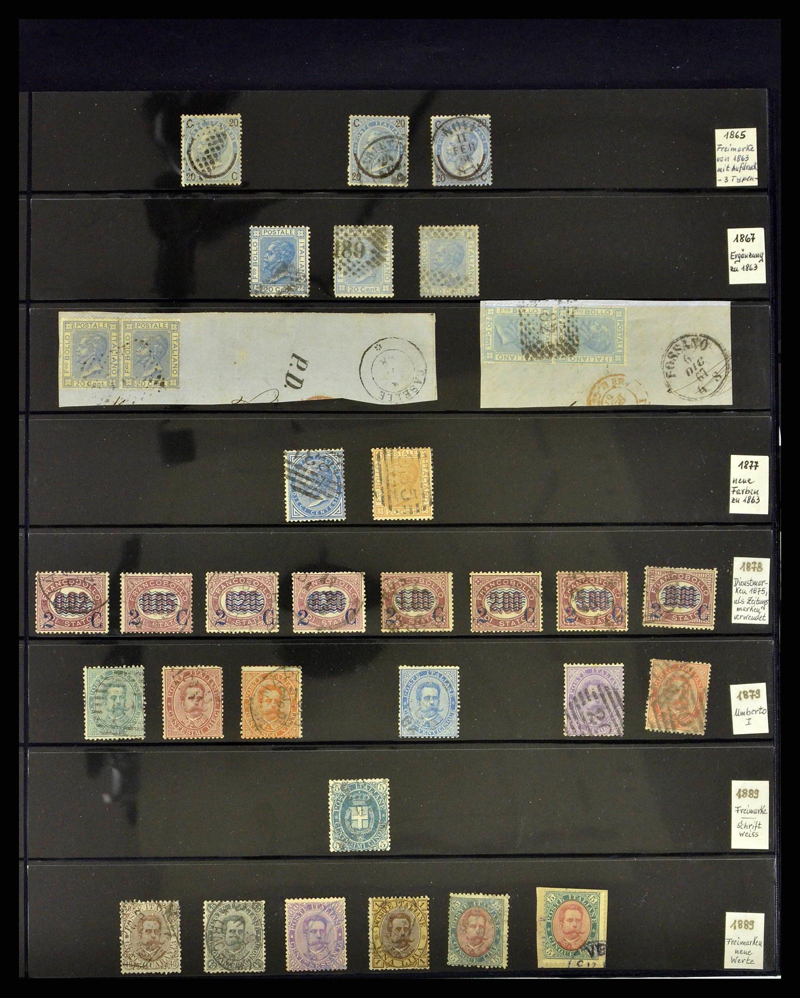 38802 0003 - Stamp collection 38802 Italy 1861-1961.