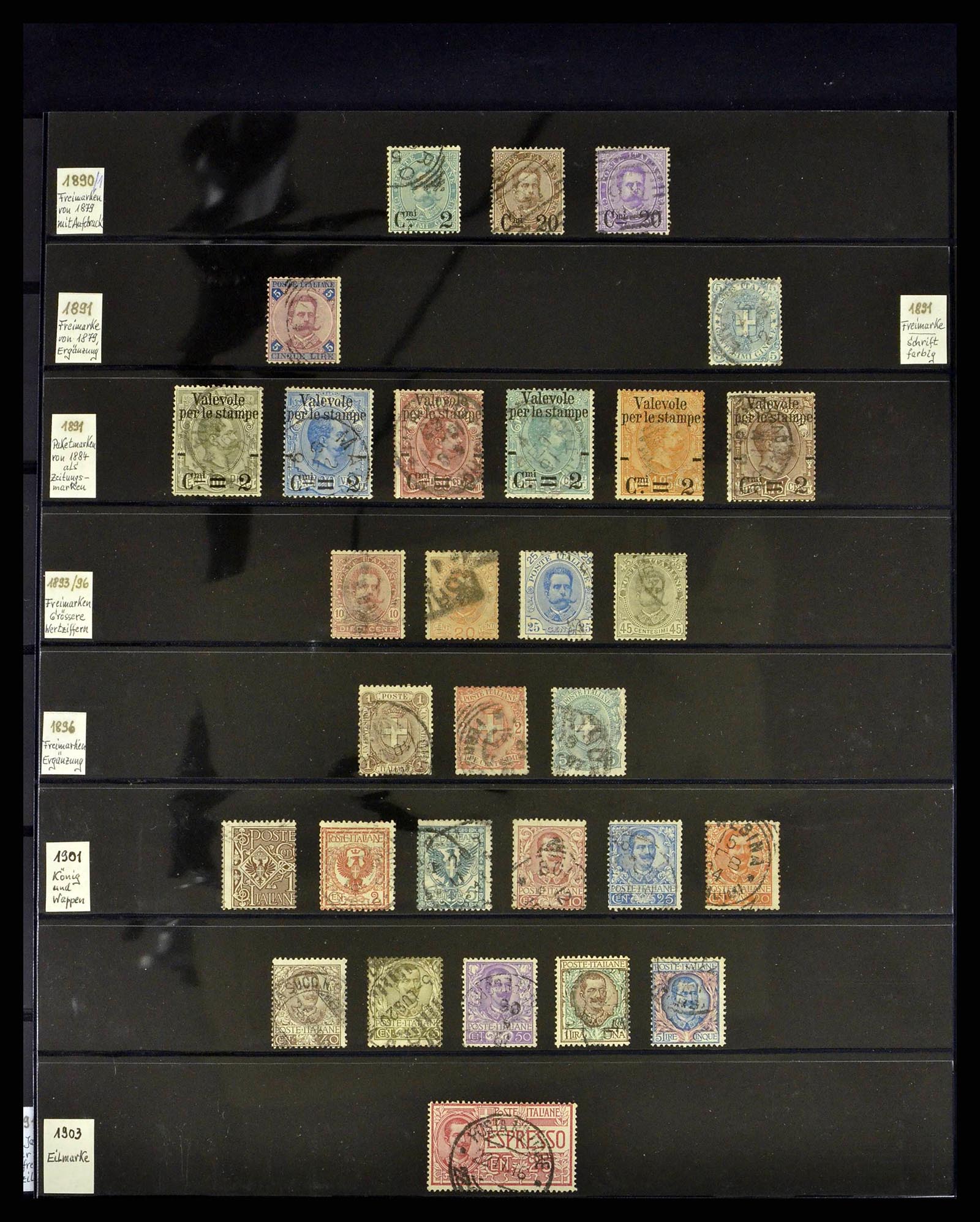 38802 0004 - Stamp collection 38802 Italy 1861-1961.