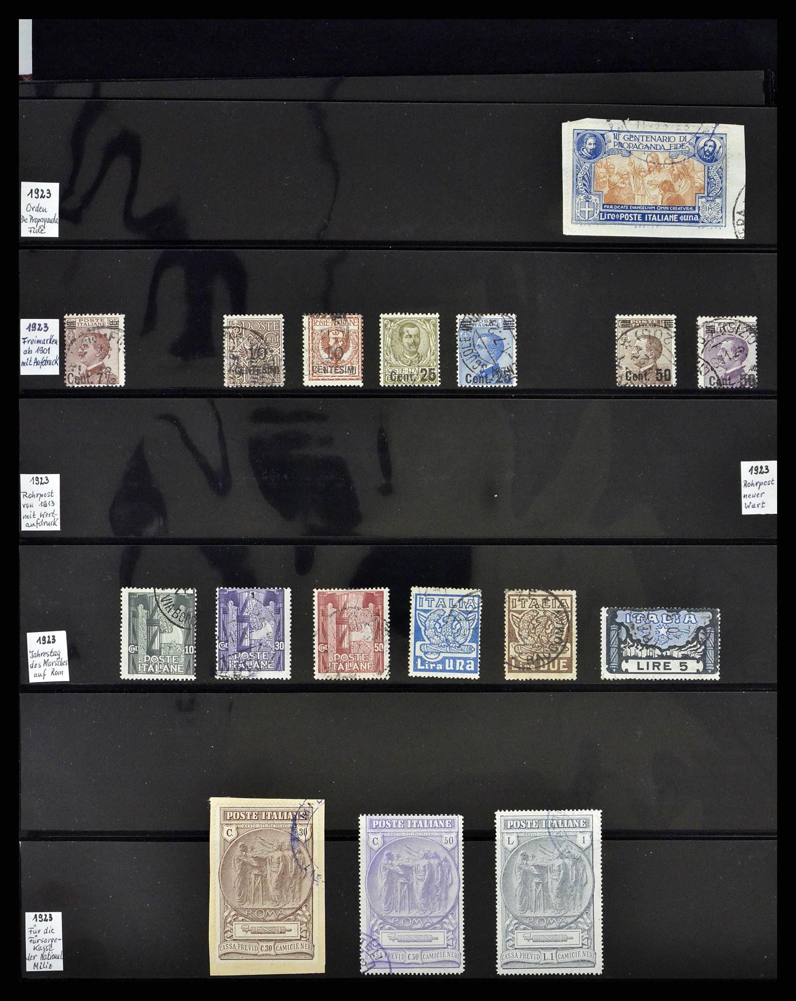 38802 0010 - Stamp collection 38802 Italy 1861-1961.