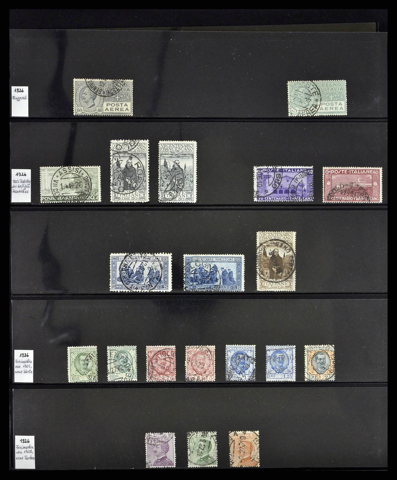 38802 0014 - Stamp collection 38802 Italy 1861-1961.