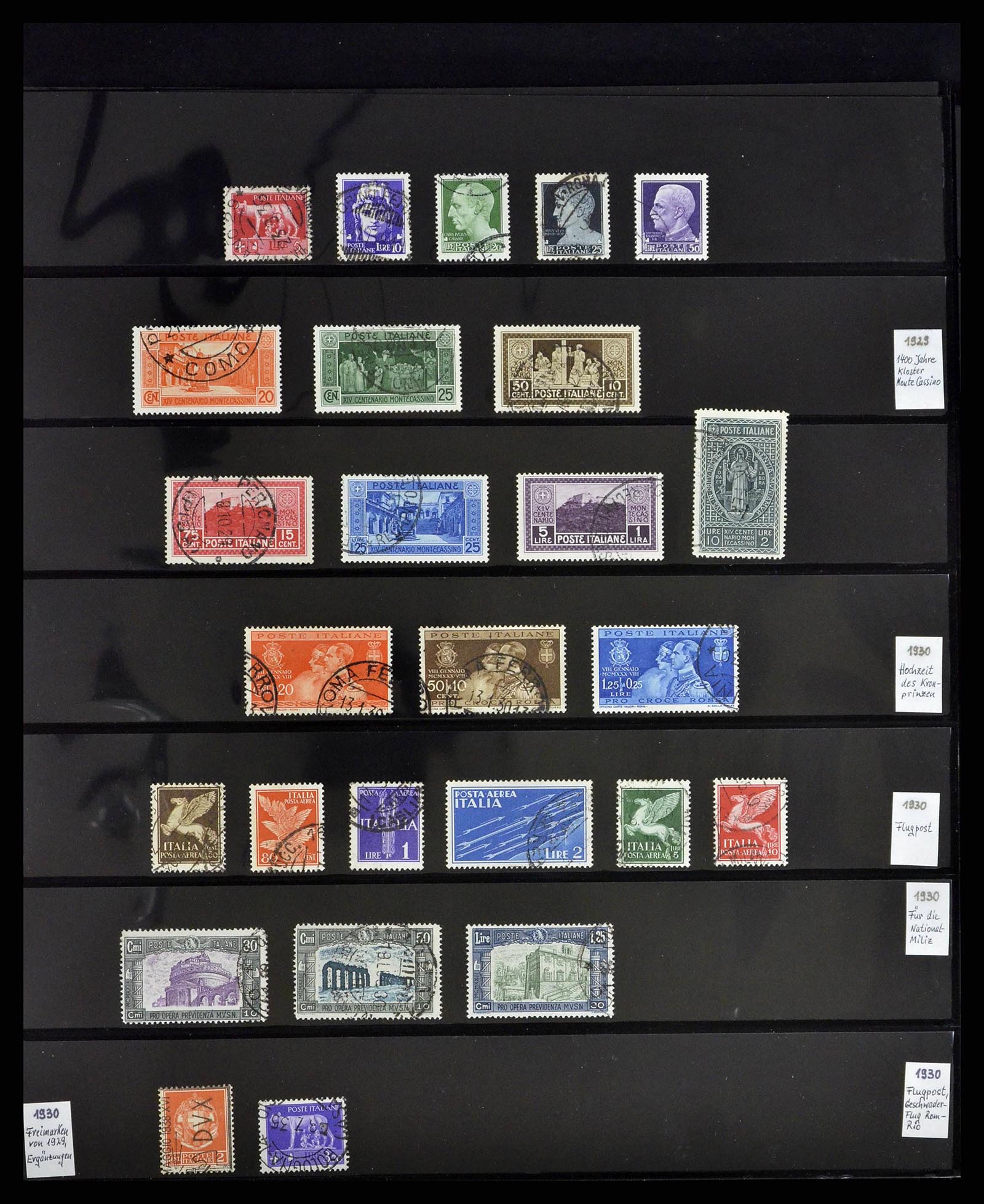38802 0017 - Stamp collection 38802 Italy 1861-1961.