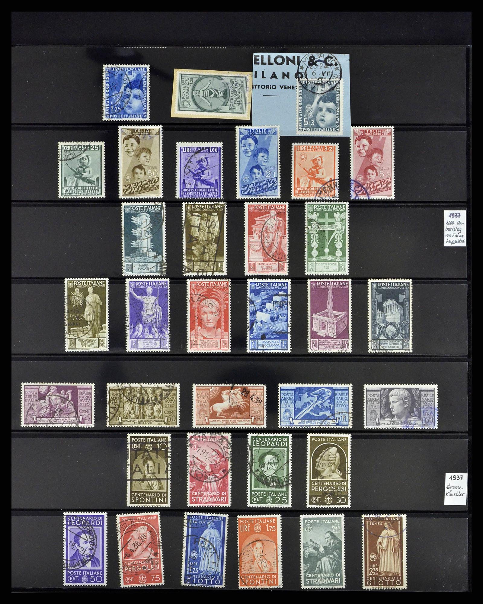 38802 0027 - Stamp collection 38802 Italy 1861-1961.