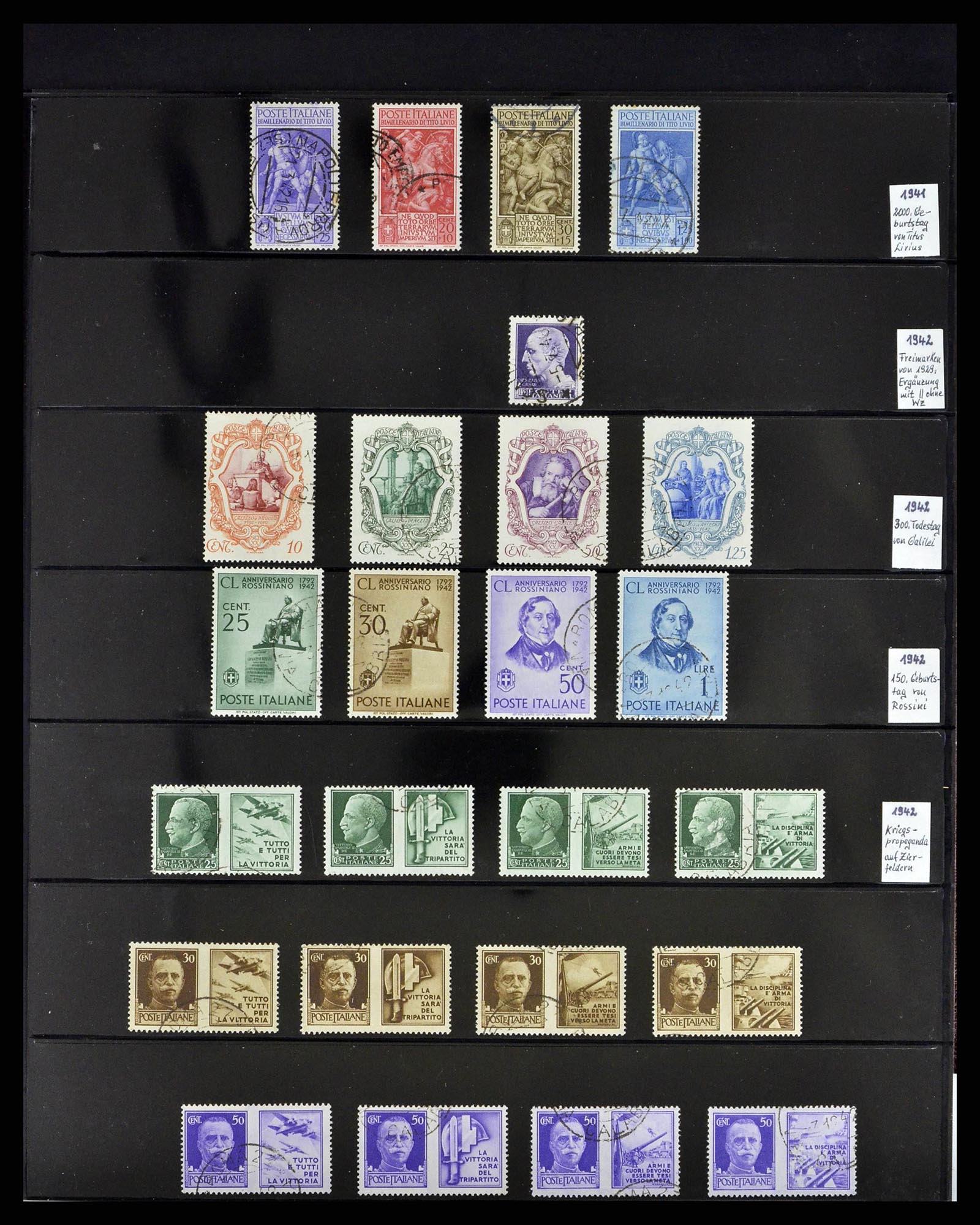 38802 0029 - Stamp collection 38802 Italy 1861-1961.
