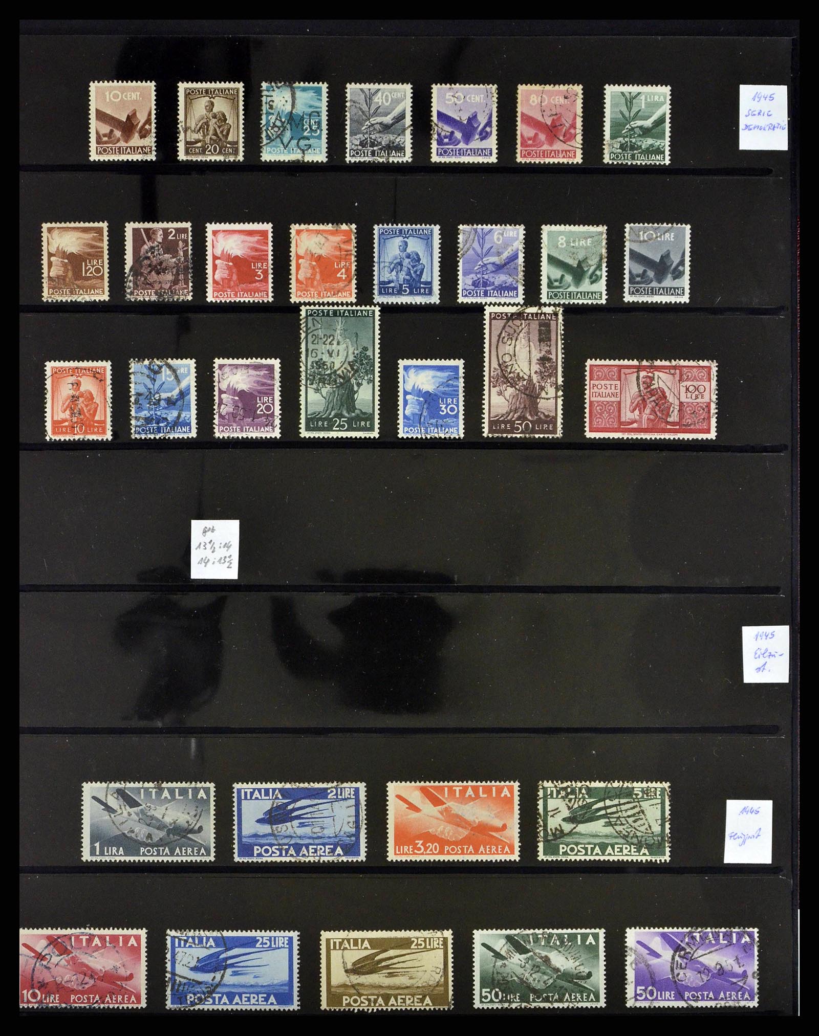 38802 0033 - Stamp collection 38802 Italy 1861-1961.