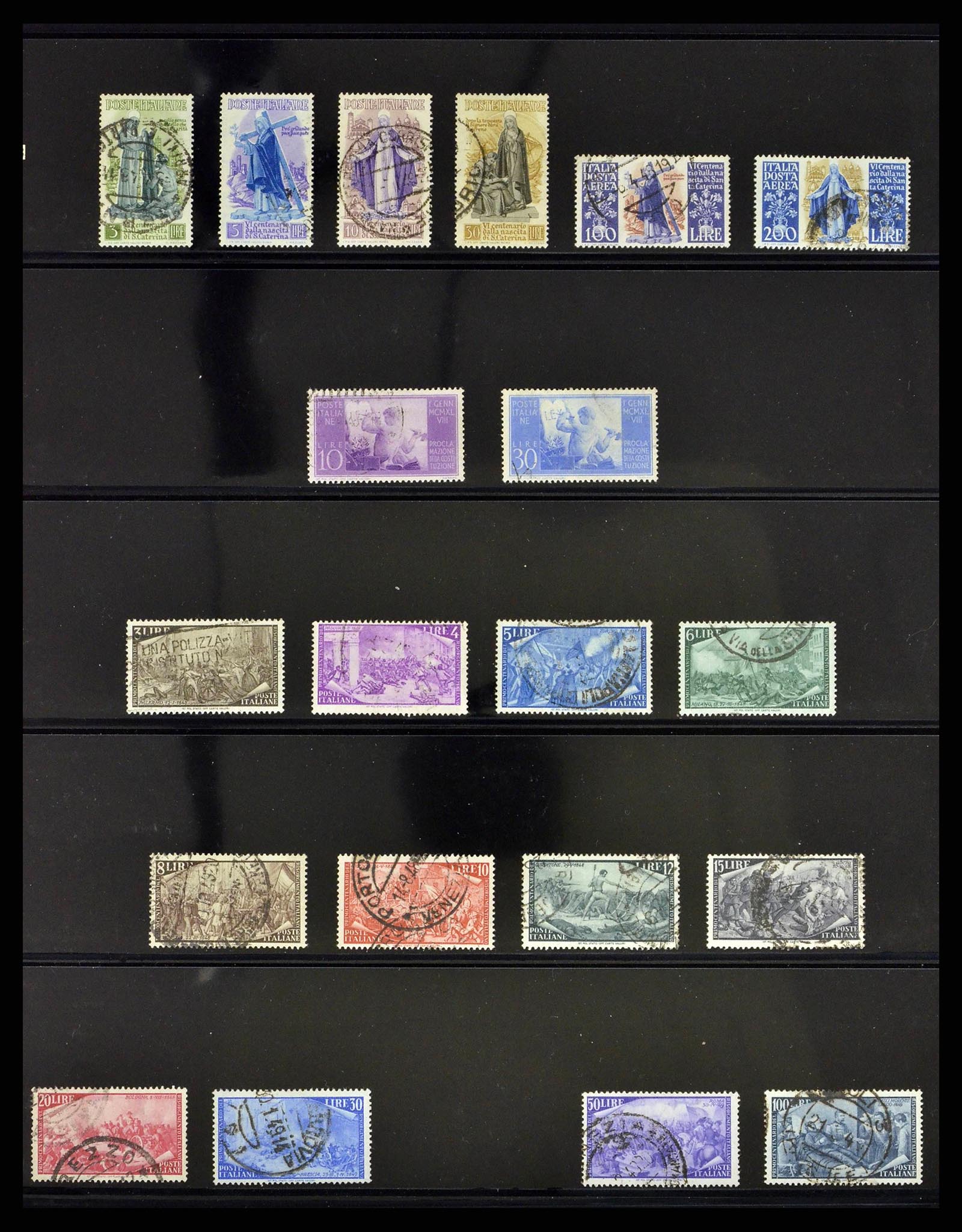 38802 0036 - Stamp collection 38802 Italy 1861-1961.