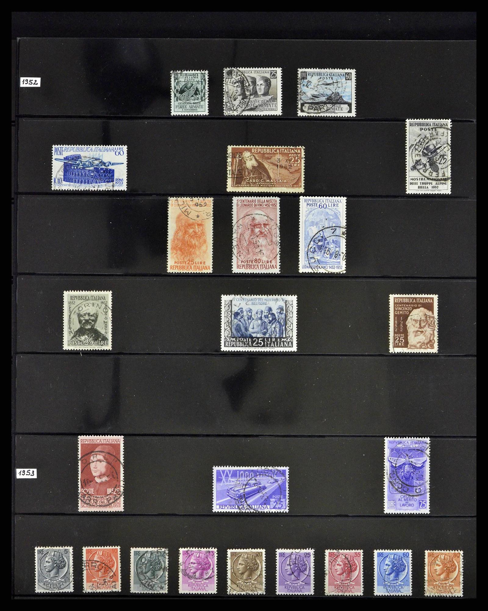 38802 0042 - Stamp collection 38802 Italy 1861-1961.