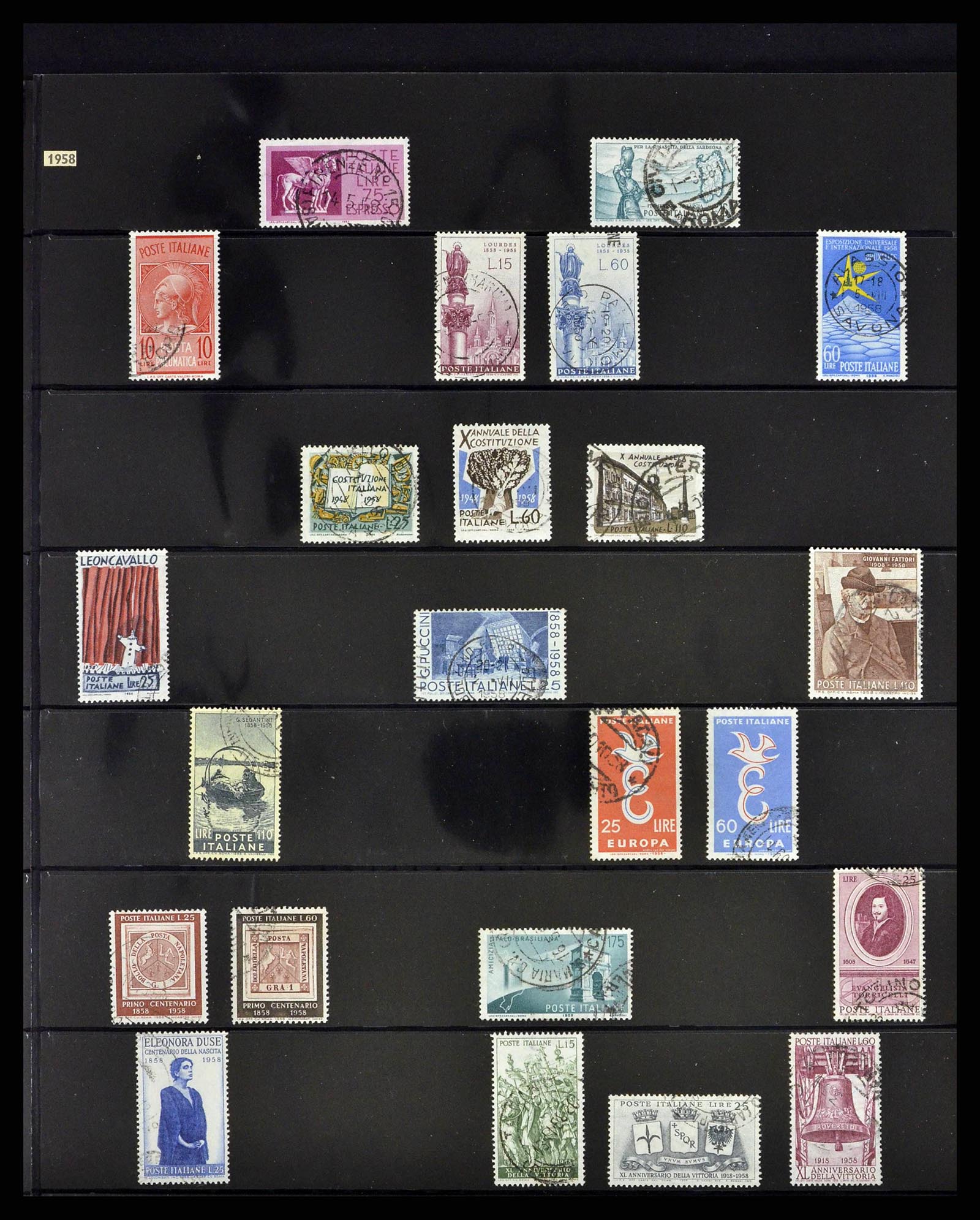 38802 0048 - Stamp collection 38802 Italy 1861-1961.
