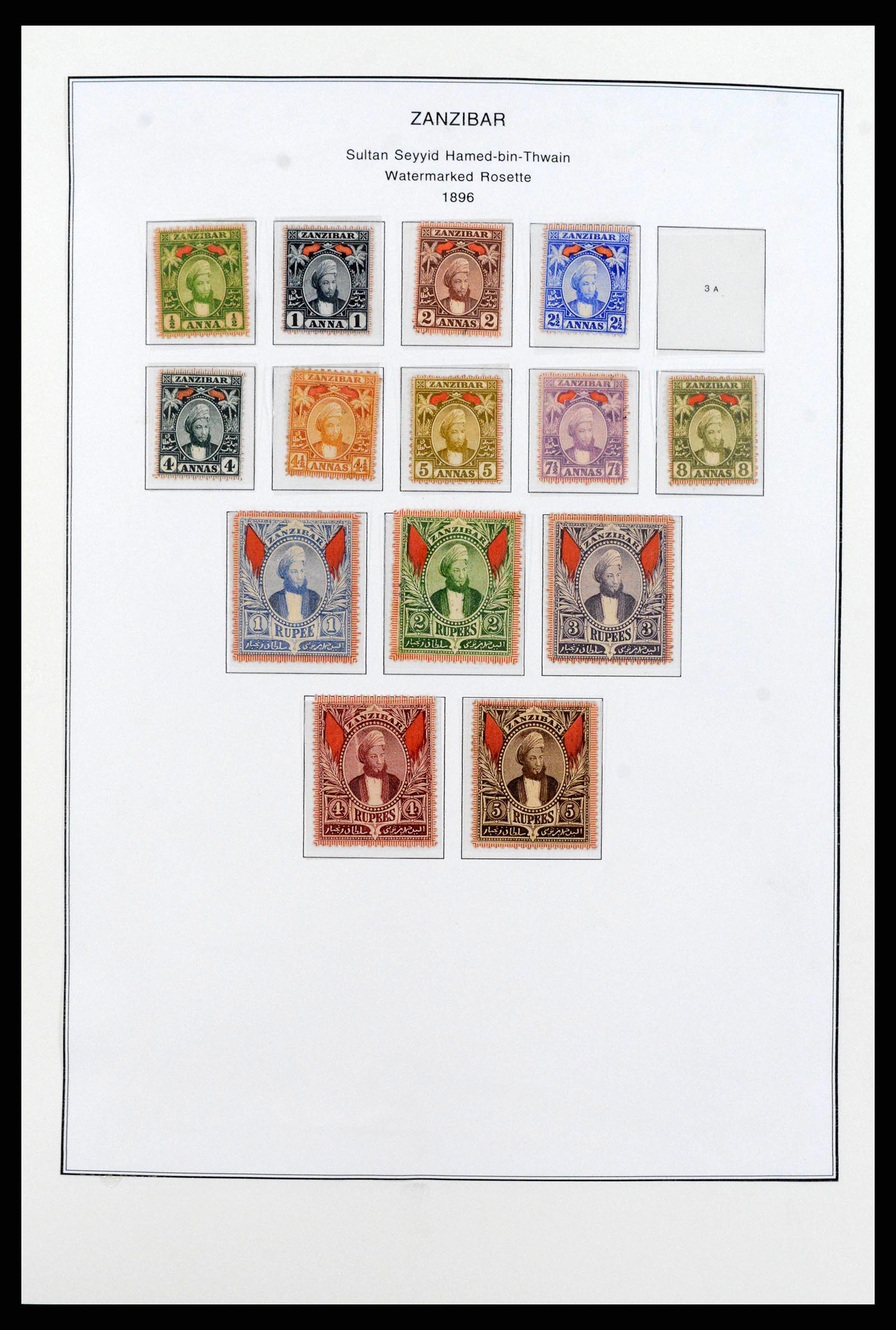 38804 0003 - Stamp collection 38804 Zanzibar 1895-1967.