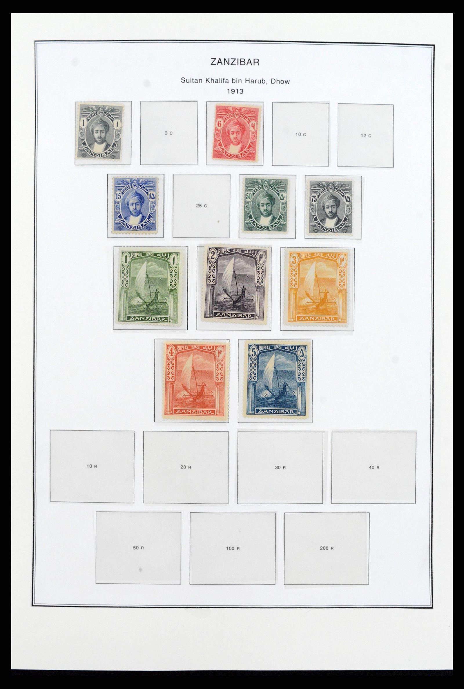 38804 0008 - Stamp collection 38804 Zanzibar 1895-1967.