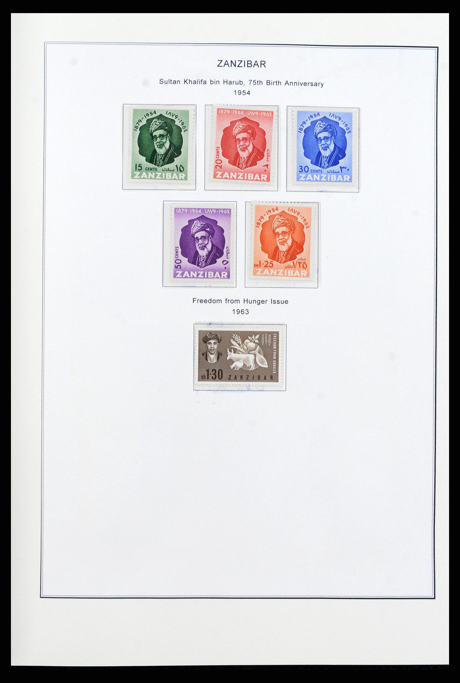 38804 0016 - Stamp collection 38804 Zanzibar 1895-1967.