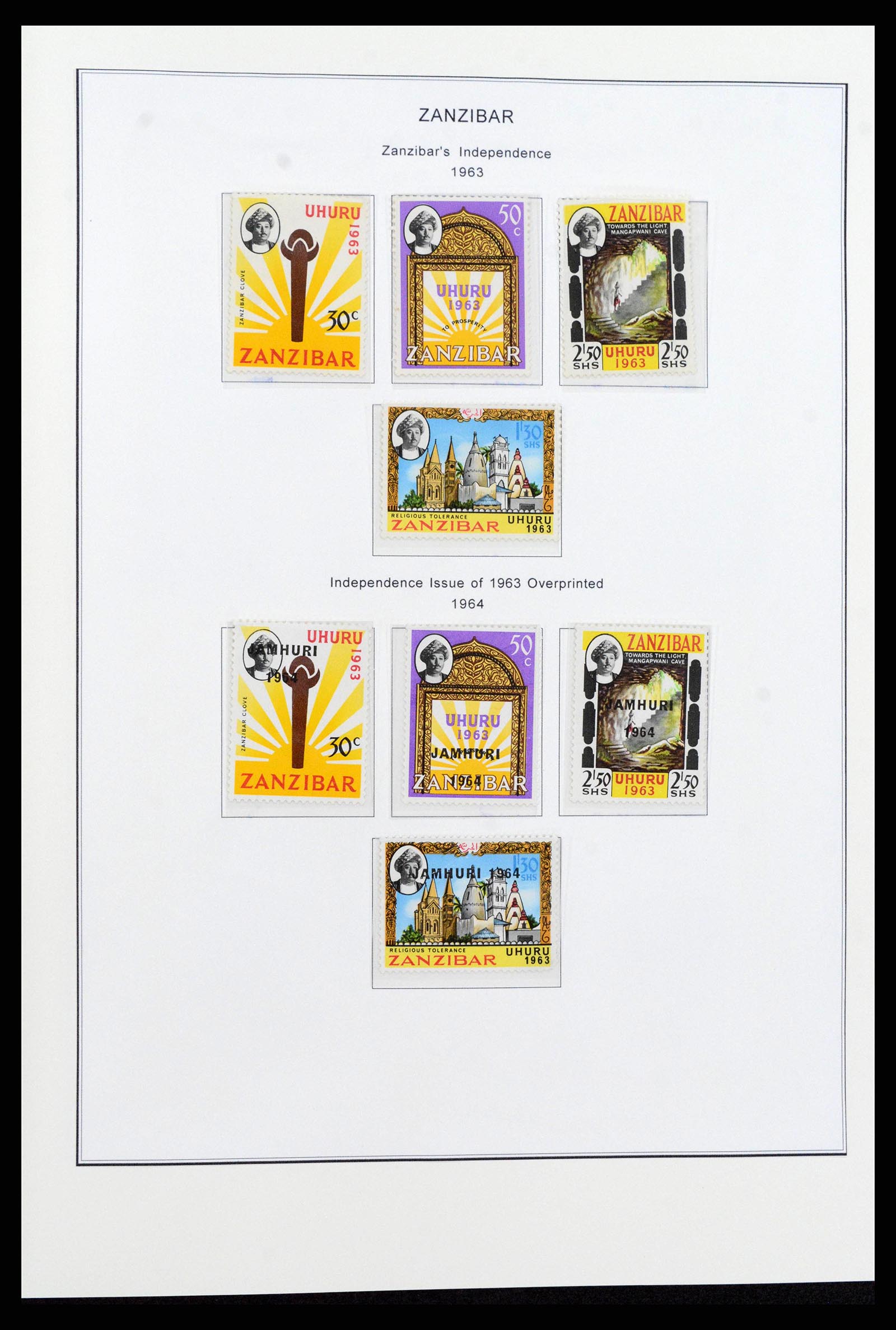 38804 0019 - Stamp collection 38804 Zanzibar 1895-1967.