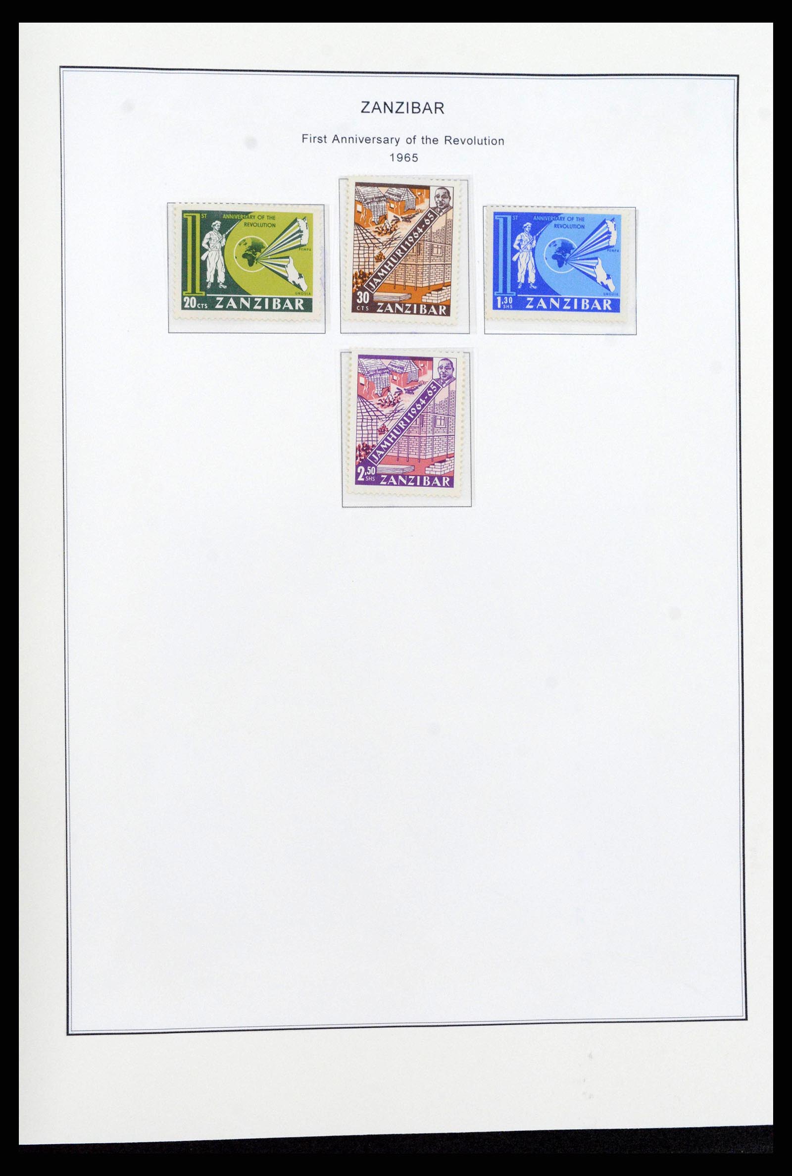 38804 0023 - Stamp collection 38804 Zanzibar 1895-1967.