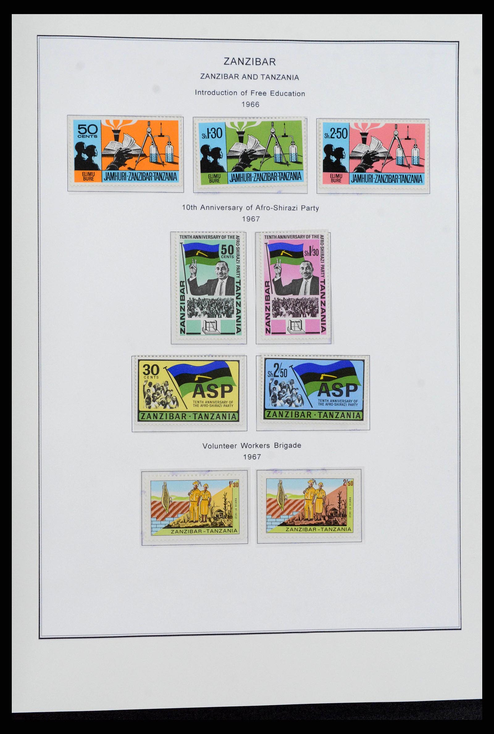 38804 0026 - Stamp collection 38804 Zanzibar 1895-1967.