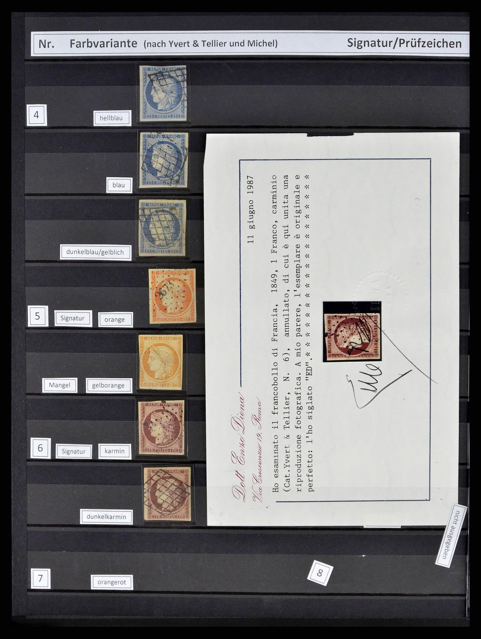 38805 0002 - Postzegelverzameling 38805 Frankrijk 1853-1948.