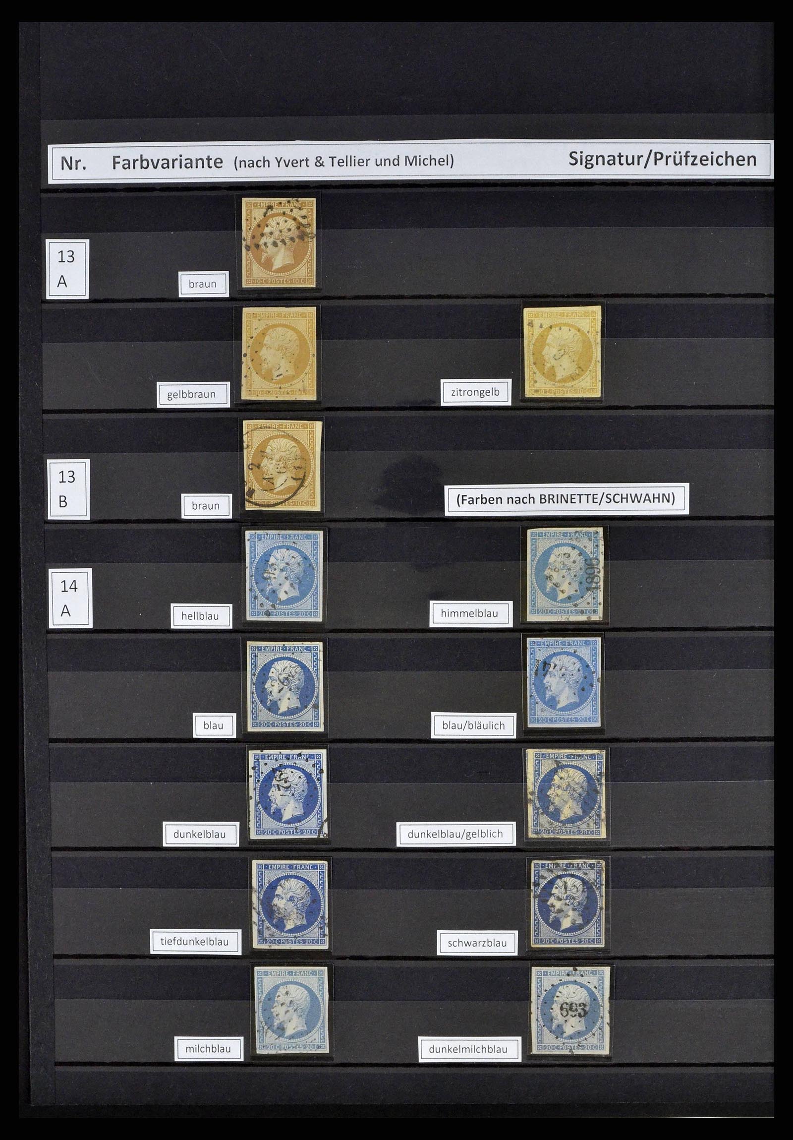 38805 0004 - Postzegelverzameling 38805 Frankrijk 1853-1948.