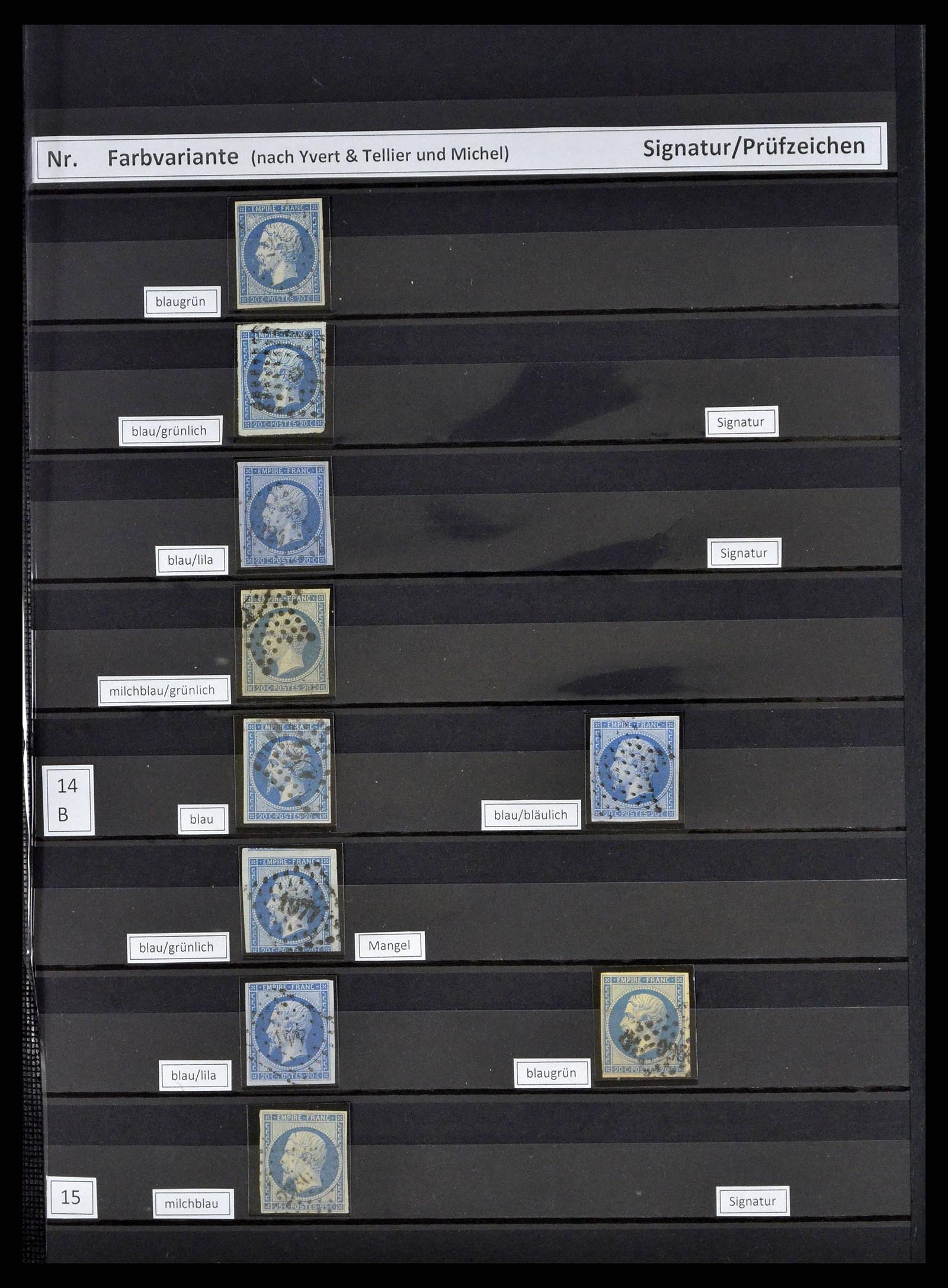 38805 0005 - Postzegelverzameling 38805 Frankrijk 1853-1948.