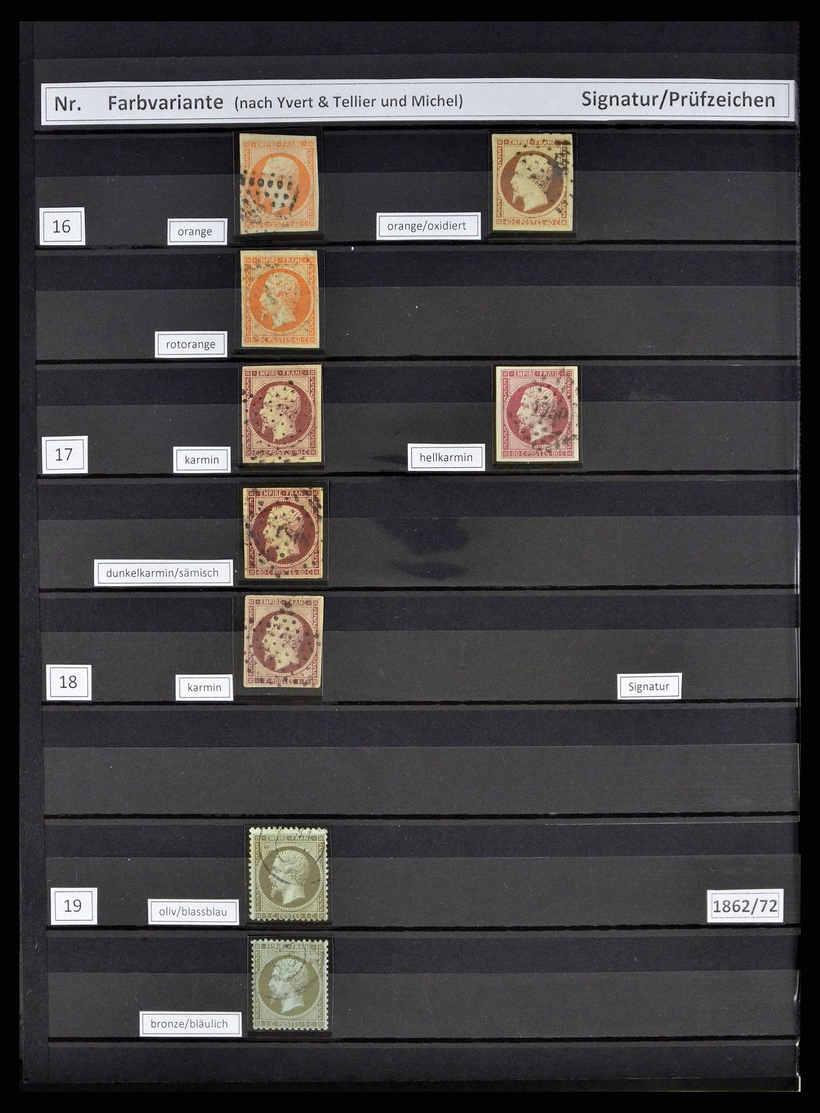 38805 0006 - Postzegelverzameling 38805 Frankrijk 1853-1948.