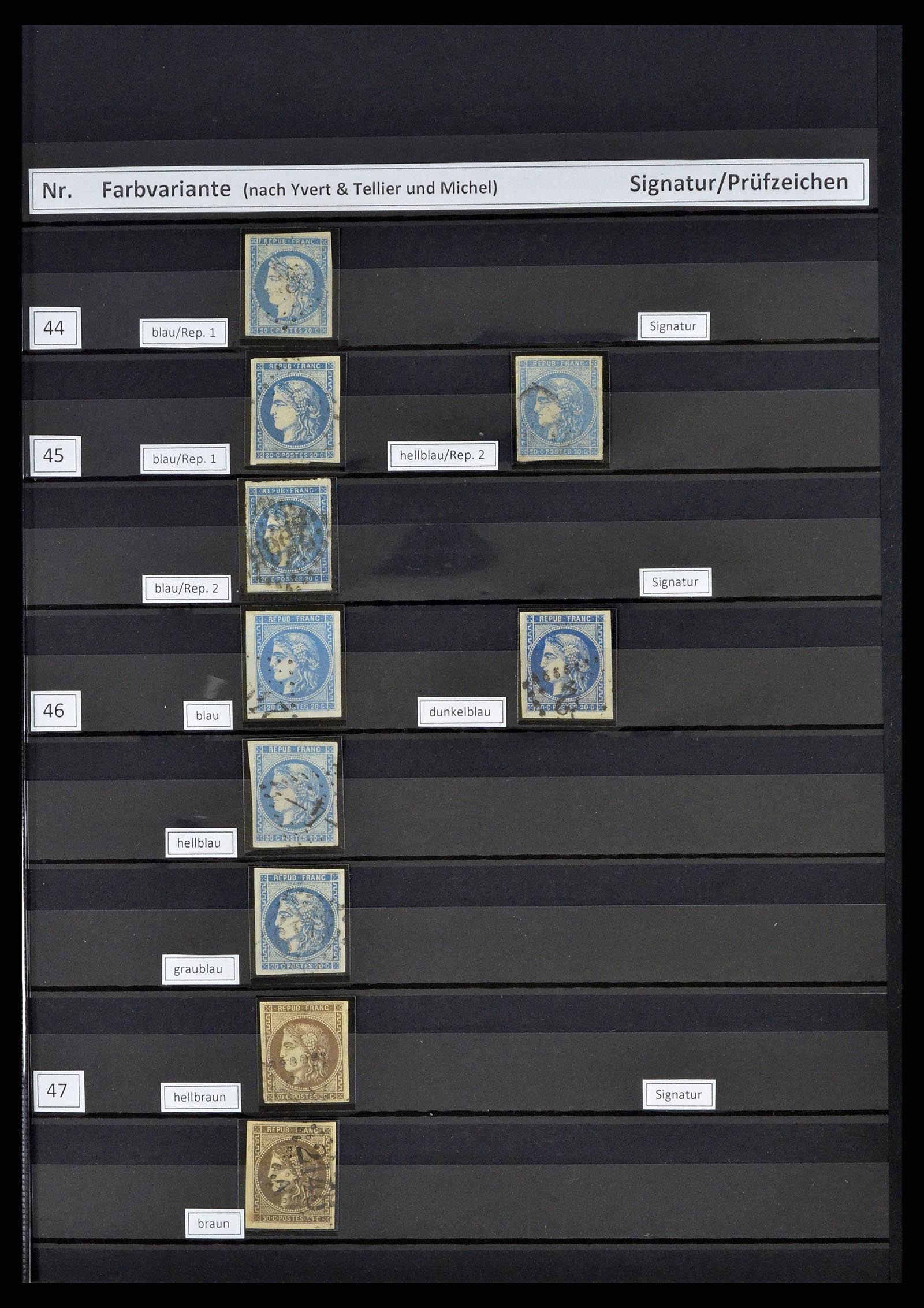 38805 0013 - Postzegelverzameling 38805 Frankrijk 1853-1948.