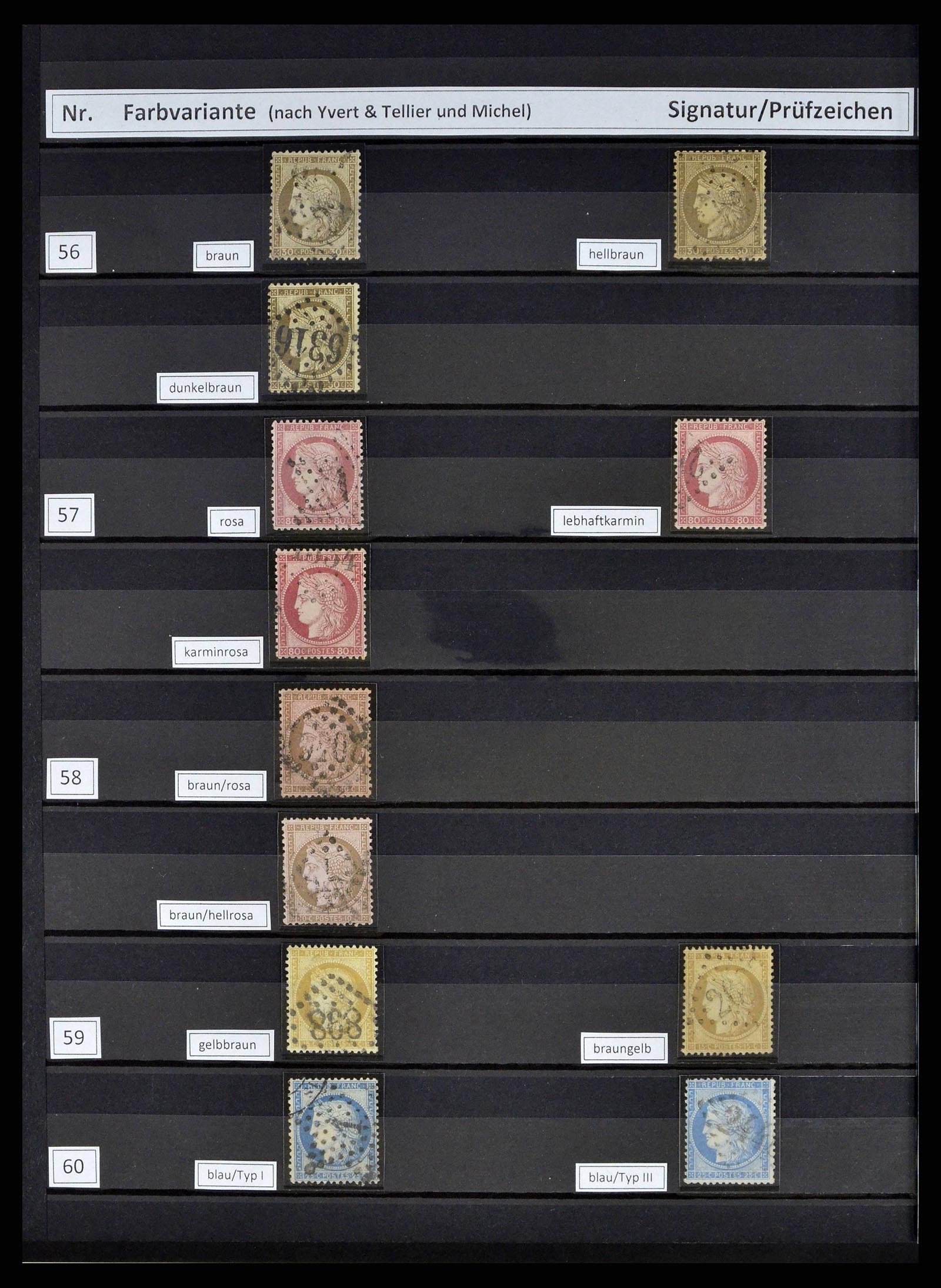 38805 0016 - Postzegelverzameling 38805 Frankrijk 1853-1948.