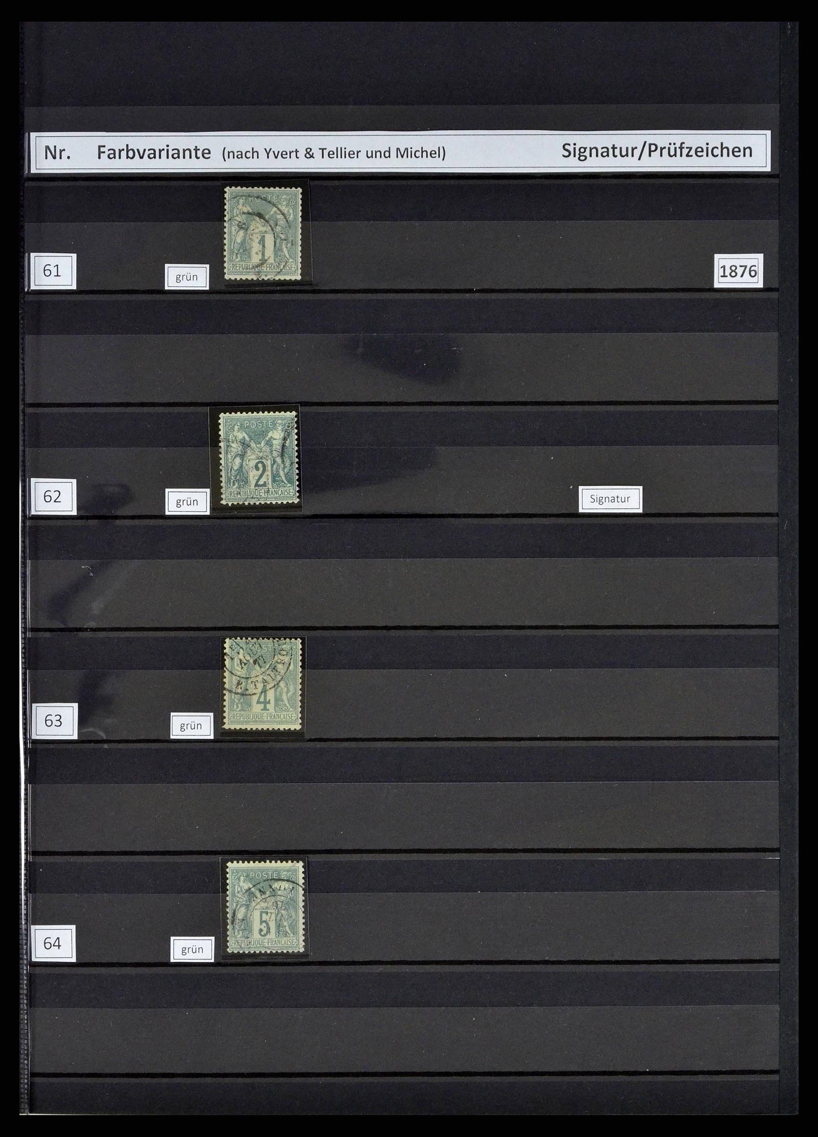 38805 0017 - Postzegelverzameling 38805 Frankrijk 1853-1948.
