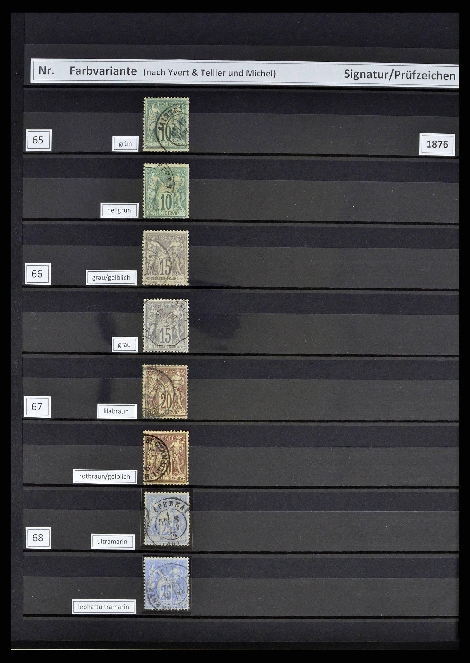 38805 0018 - Postzegelverzameling 38805 Frankrijk 1853-1948.