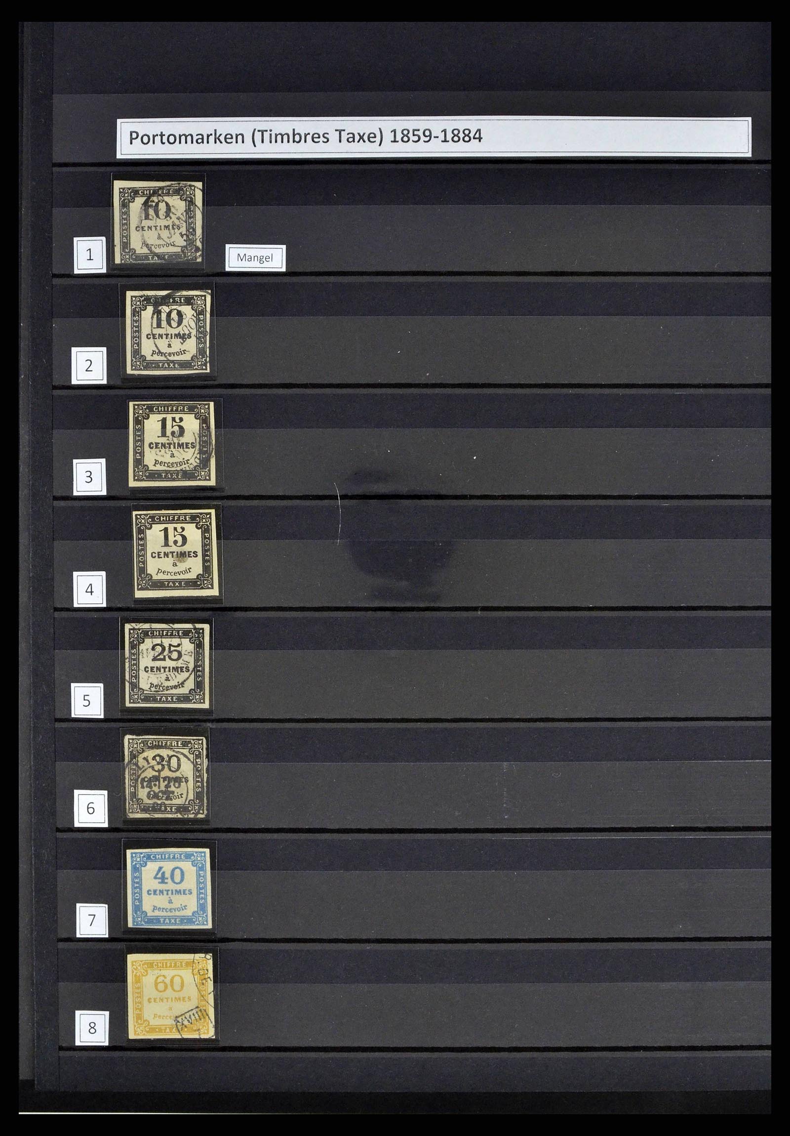 38805 0028 - Postzegelverzameling 38805 Frankrijk 1853-1948.