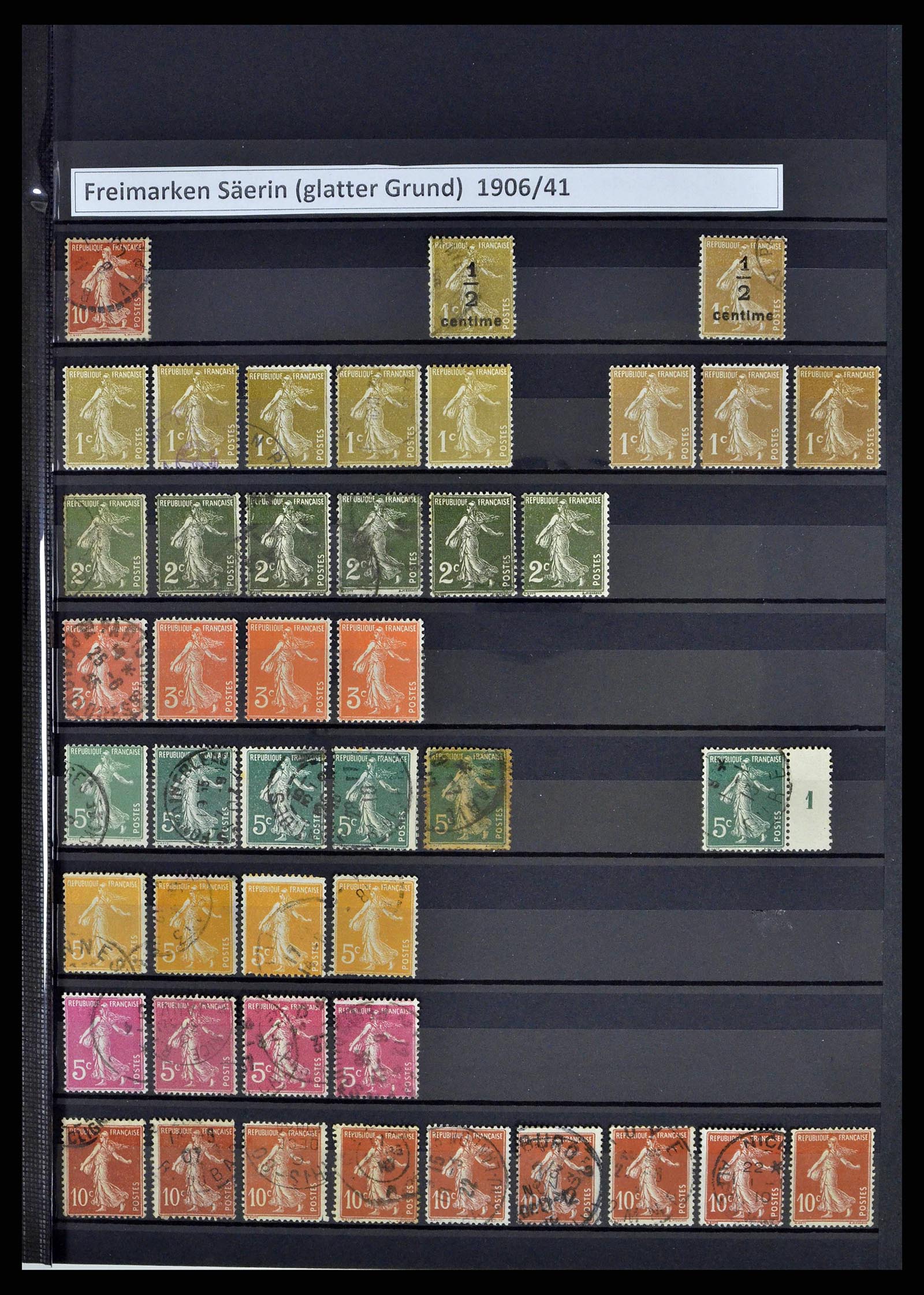 38805 0036 - Postzegelverzameling 38805 Frankrijk 1853-1948.