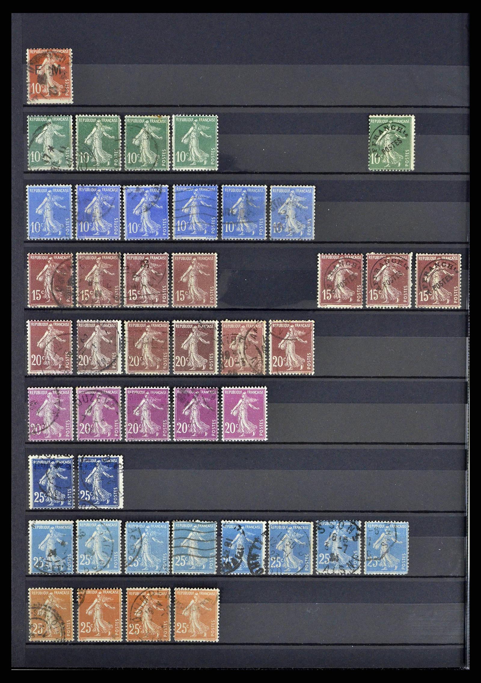 38805 0037 - Postzegelverzameling 38805 Frankrijk 1853-1948.
