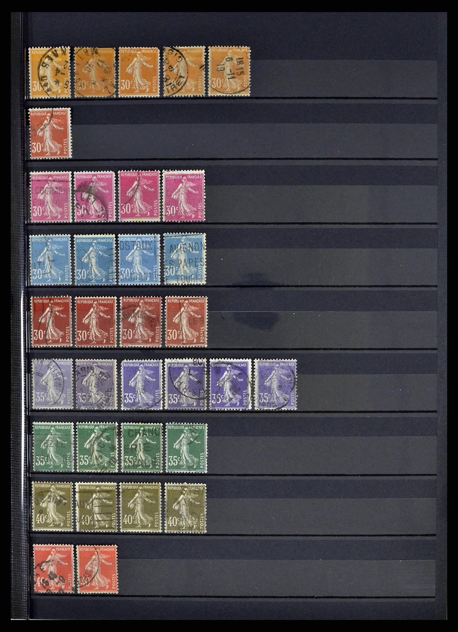 38805 0038 - Postzegelverzameling 38805 Frankrijk 1853-1948.