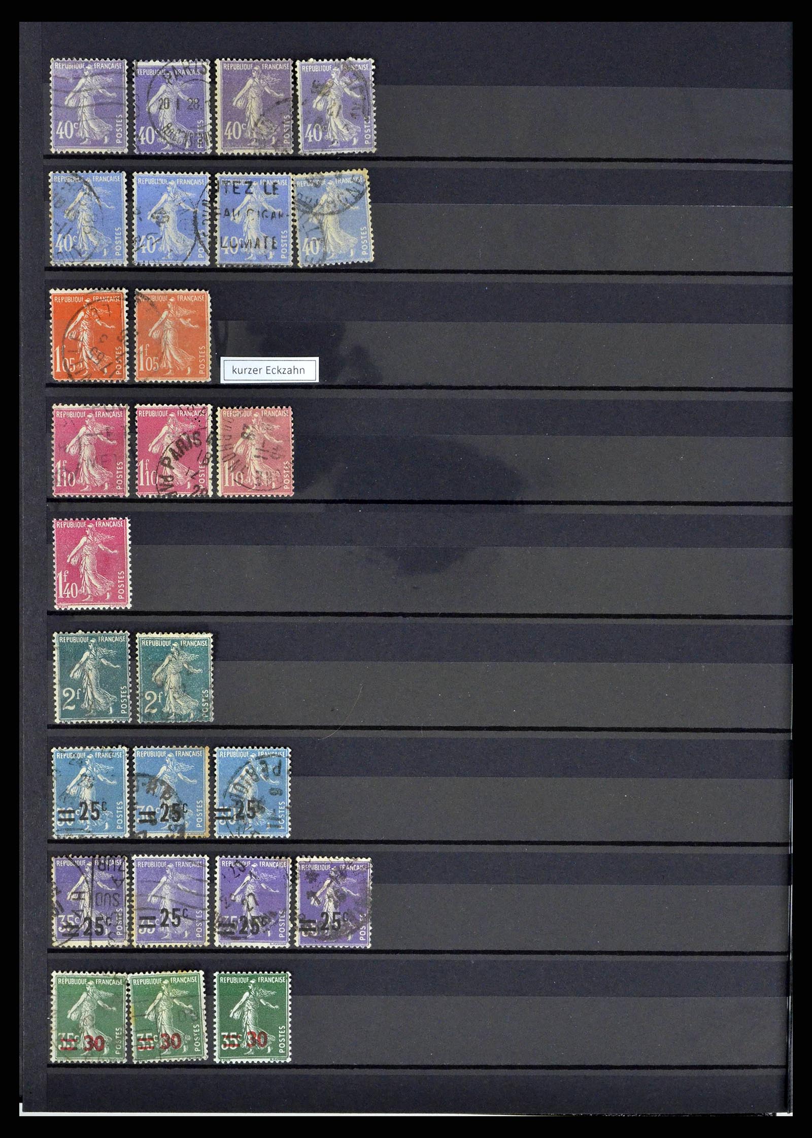 38805 0039 - Postzegelverzameling 38805 Frankrijk 1853-1948.