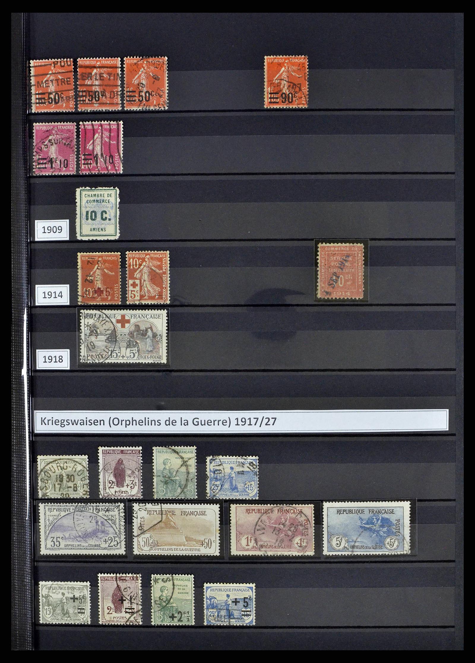 38805 0040 - Postzegelverzameling 38805 Frankrijk 1853-1948.