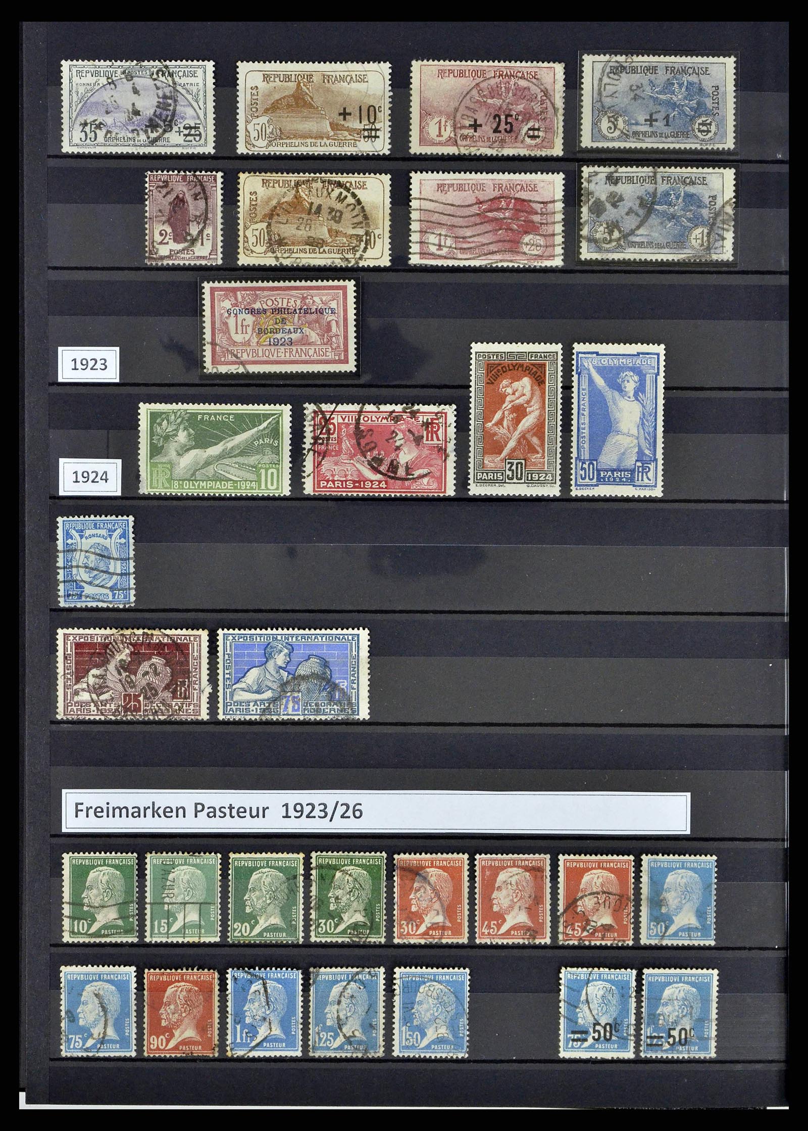 38805 0041 - Postzegelverzameling 38805 Frankrijk 1853-1948.