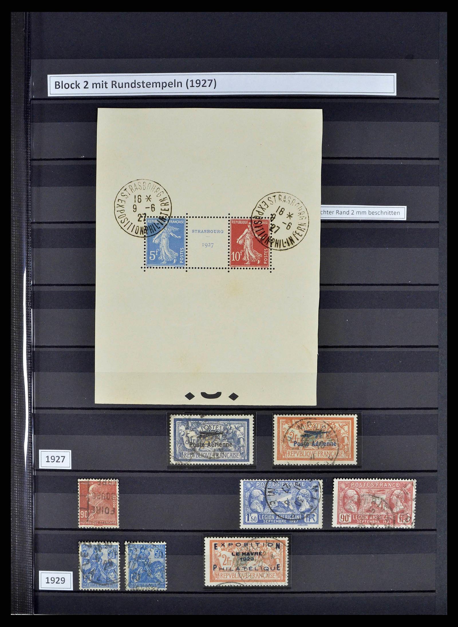 38805 0044 - Postzegelverzameling 38805 Frankrijk 1853-1948.
