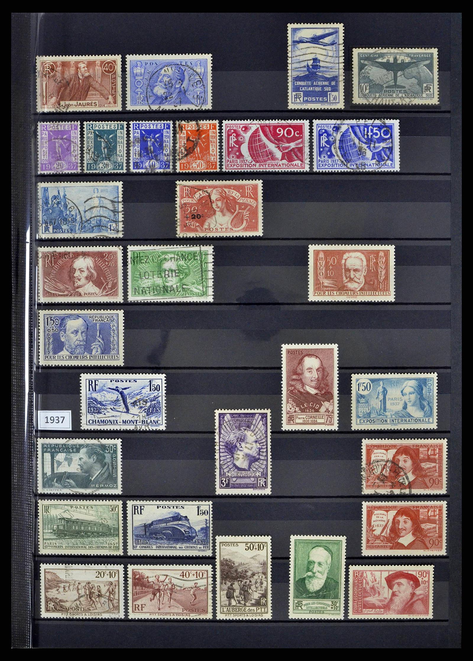 38805 0048 - Postzegelverzameling 38805 Frankrijk 1853-1948.